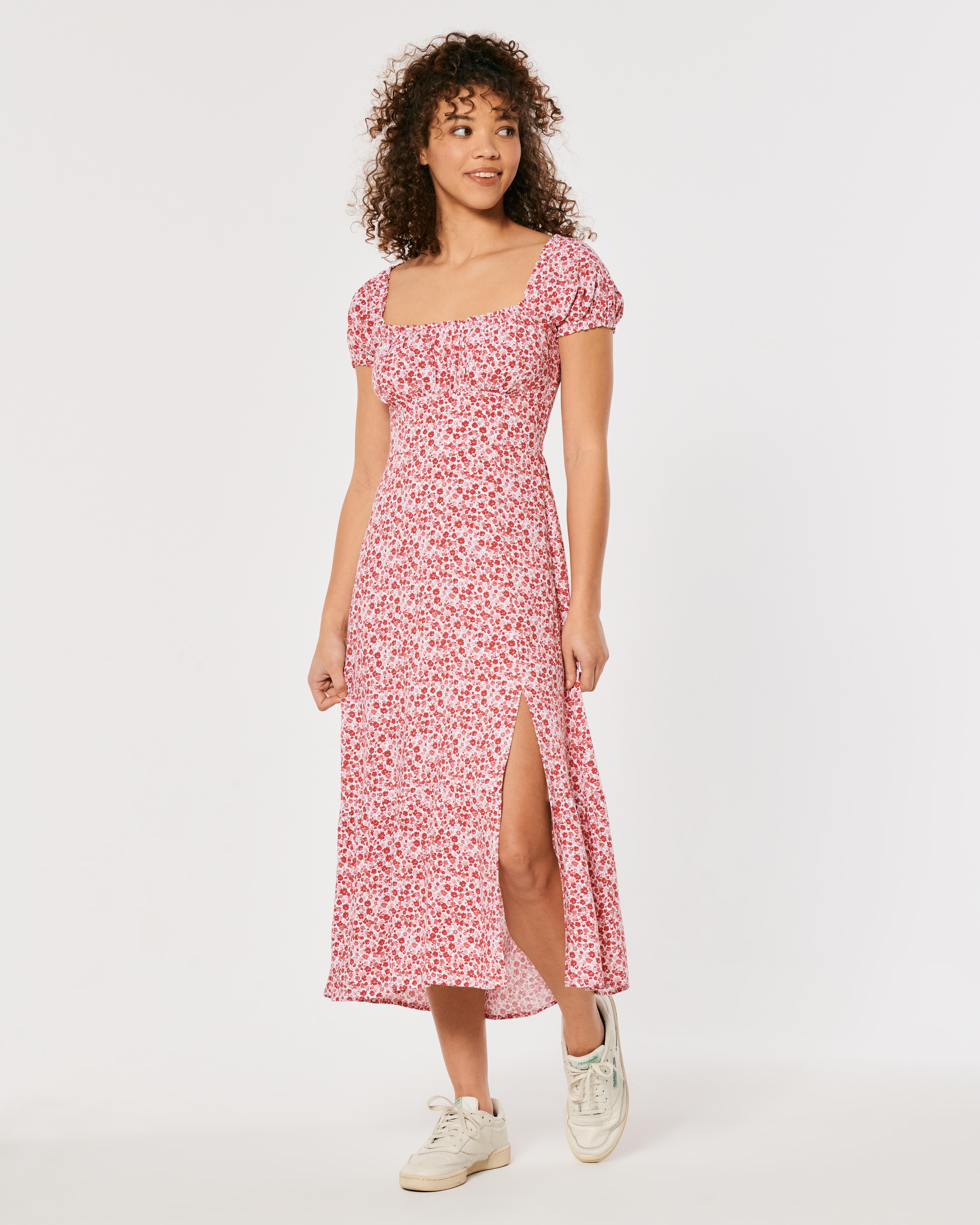 hollister pink dress
