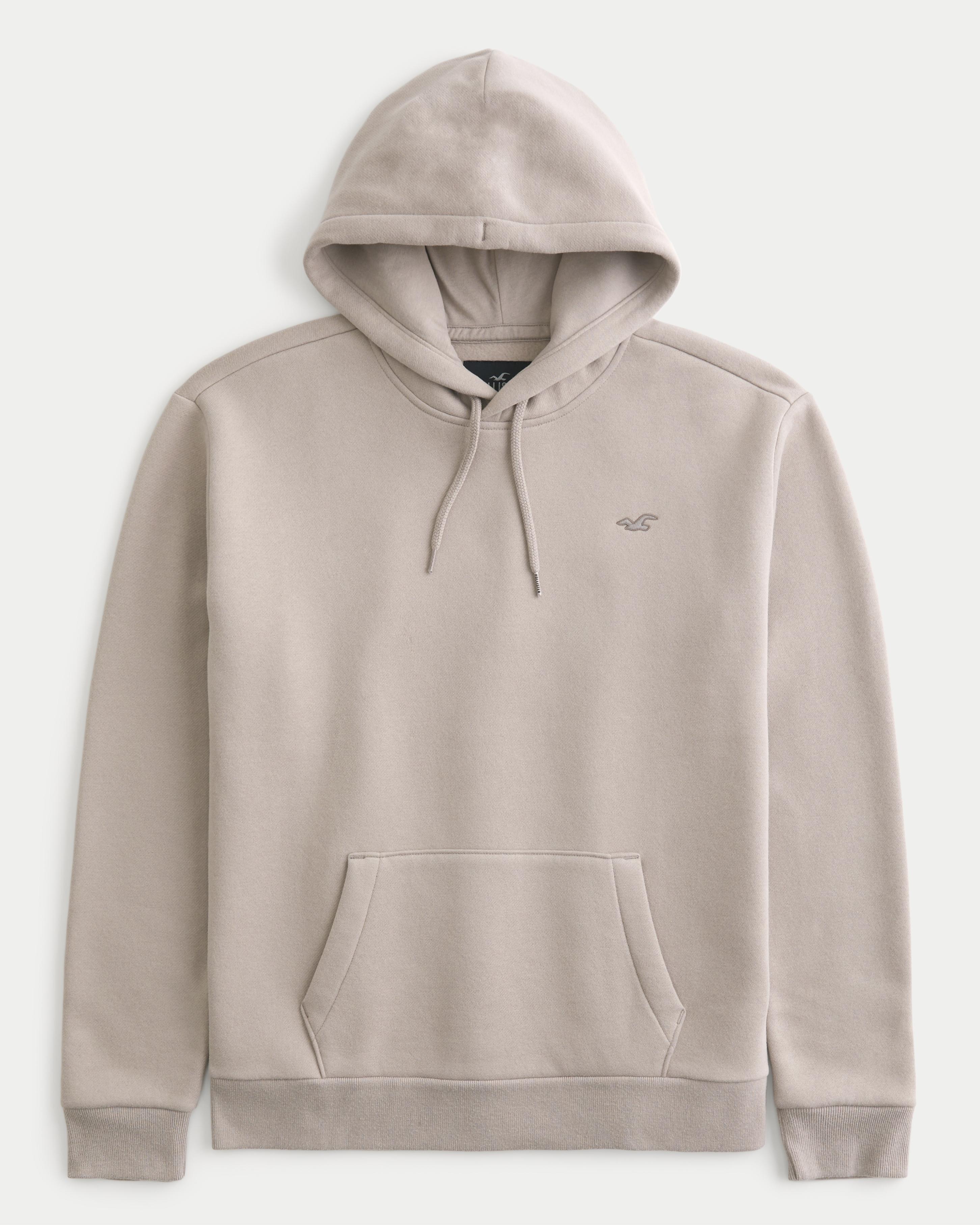 Hollister Feel Good Icon Hoodie in Grey for Men