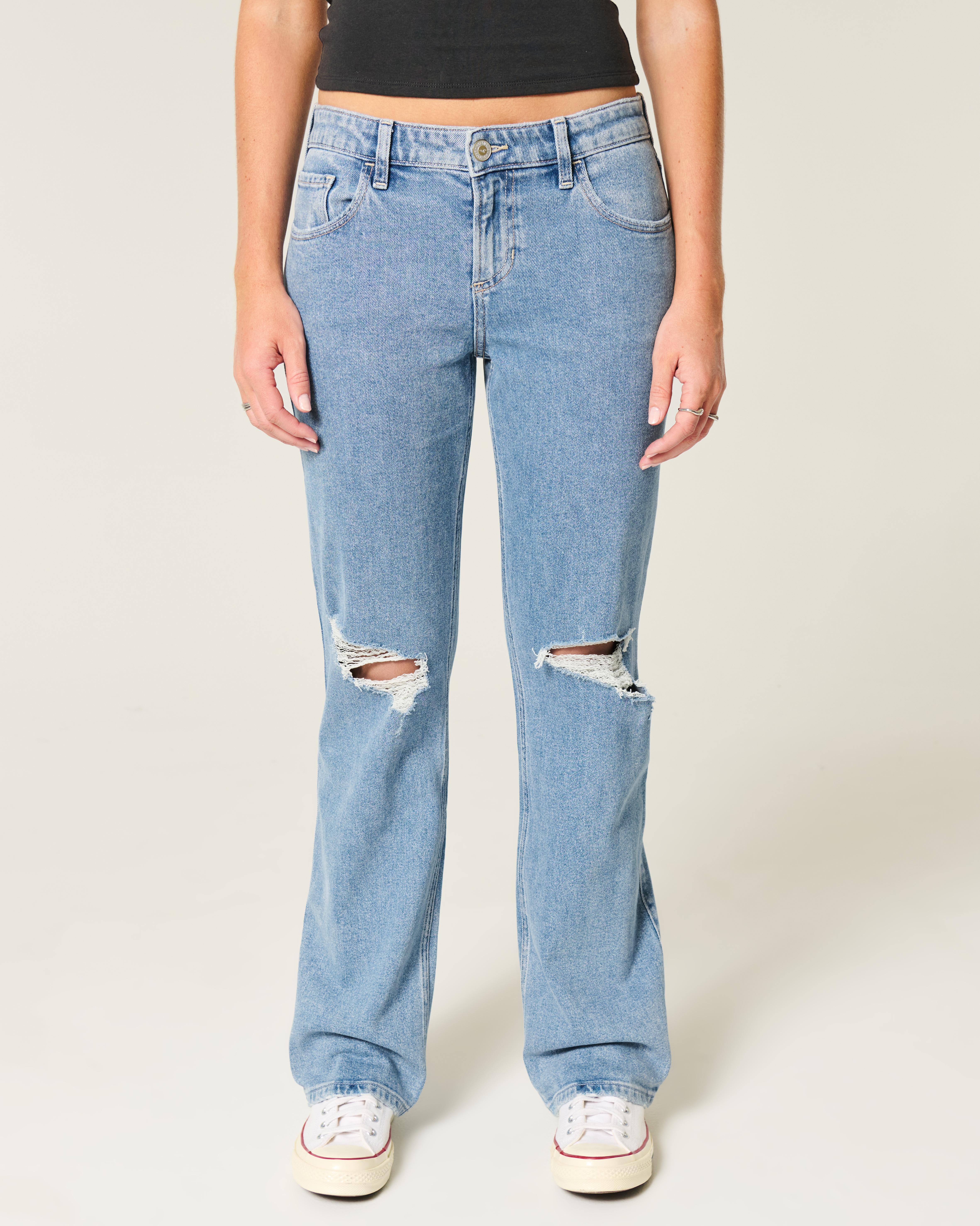 Straight Jeans Hollister Jeans Women's Uk Buy Women's Jeans Hollister Regular Online Next UK