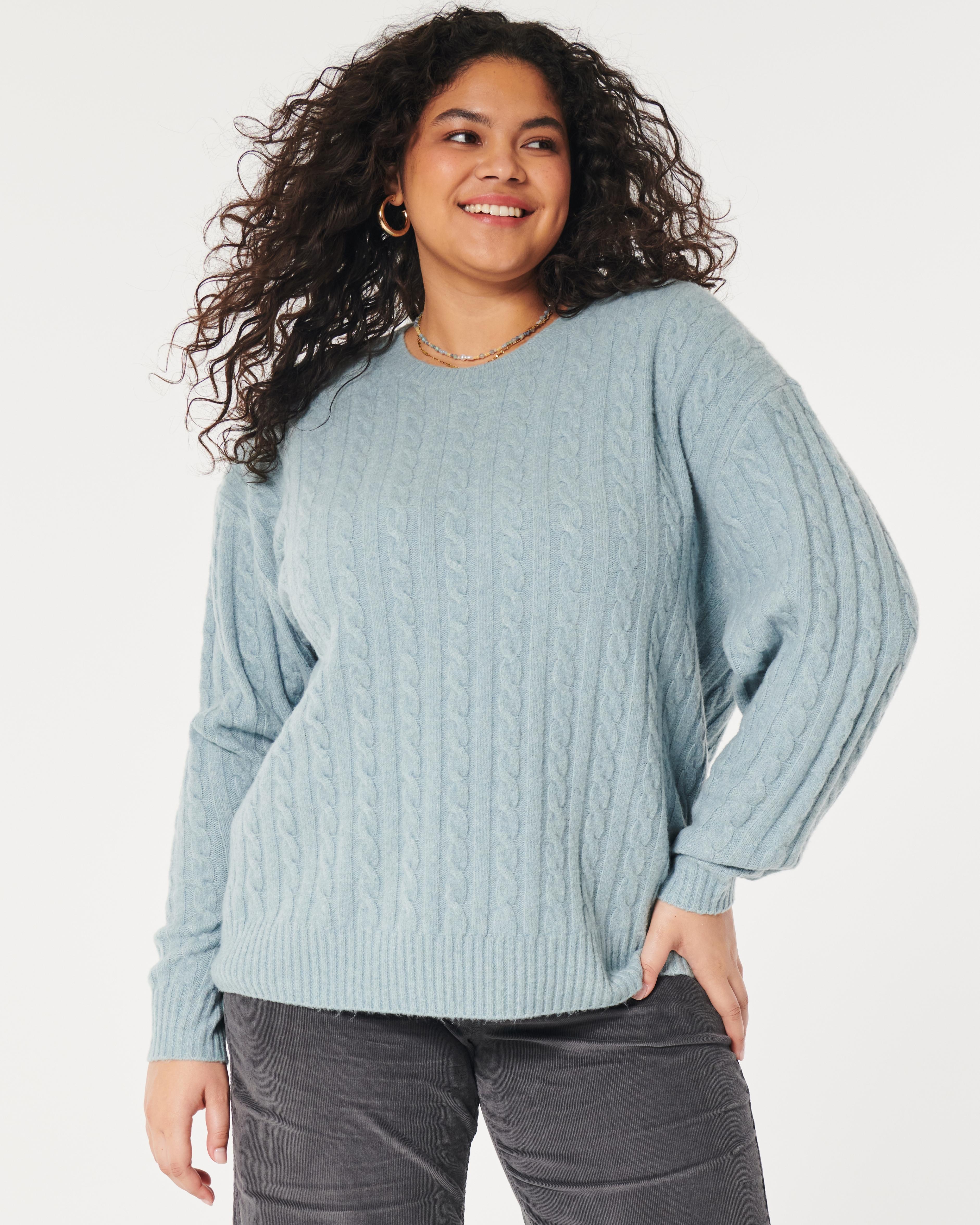 Hollister Big Comfy Sweater in Blue