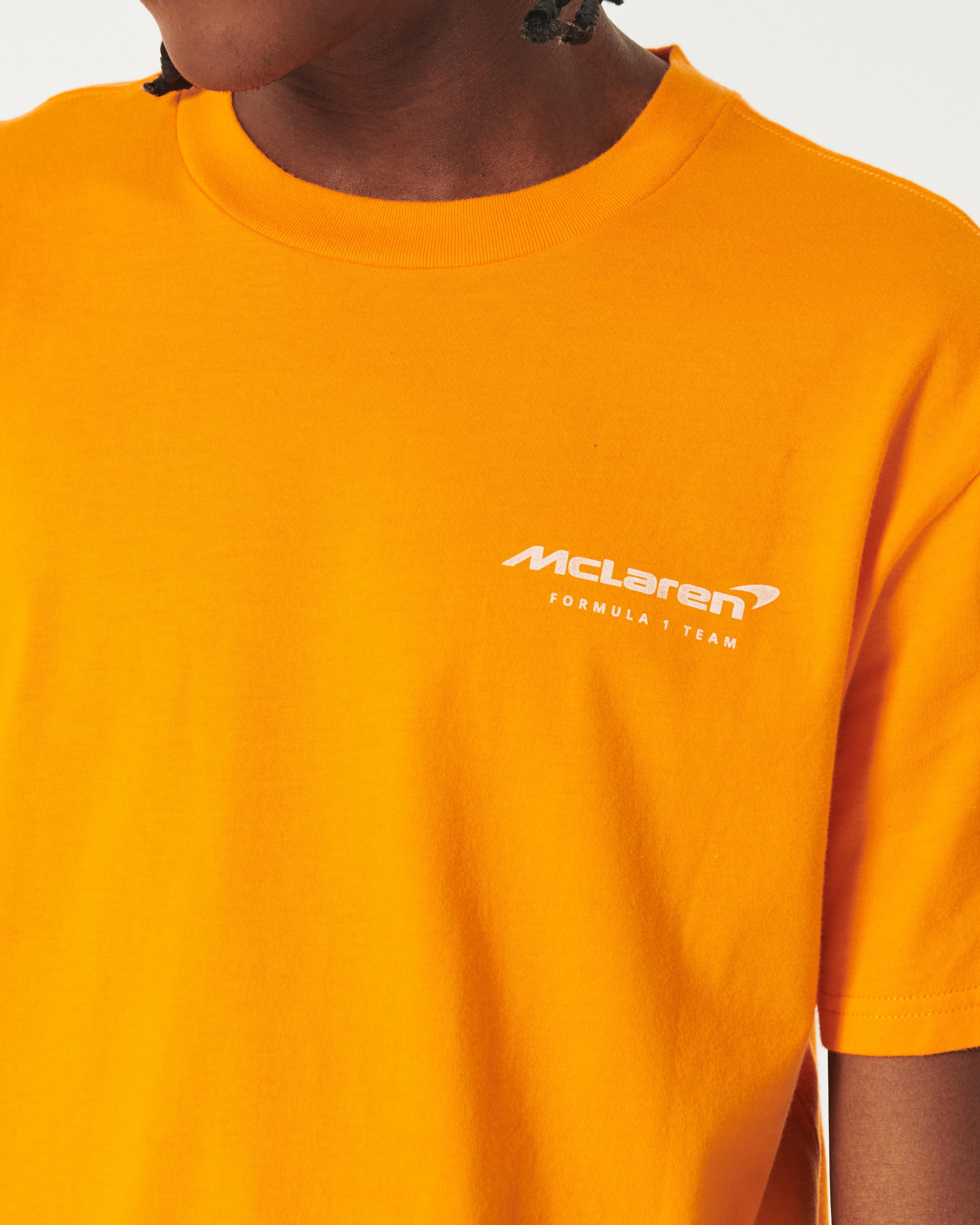 Orange hollister shirt deals