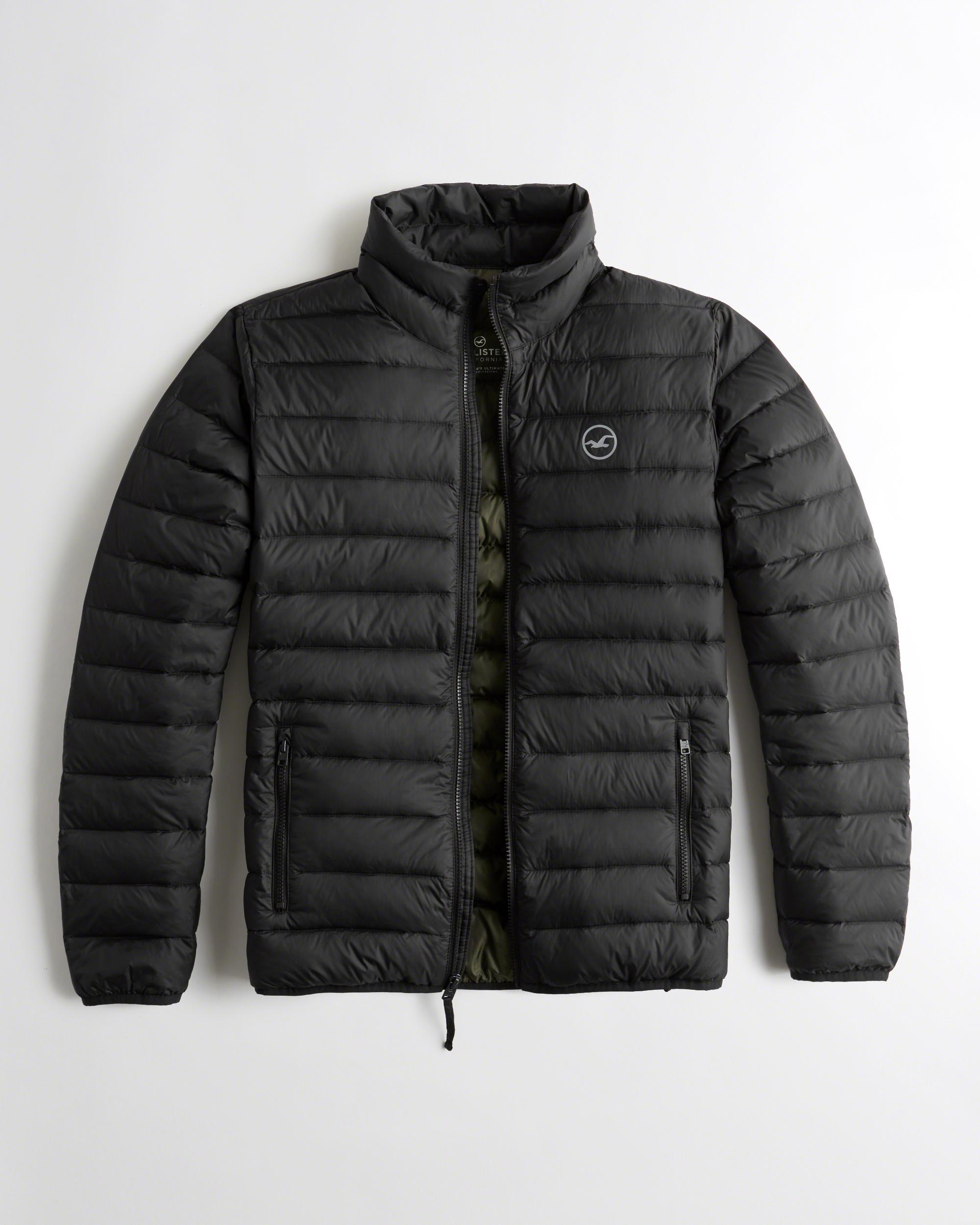 Lyst Hollister Lightweight Down Puffer Jacket in Black for Men Save 44