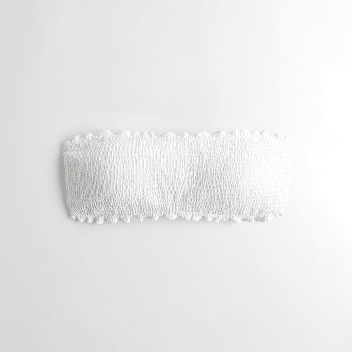 hollister white bandeau