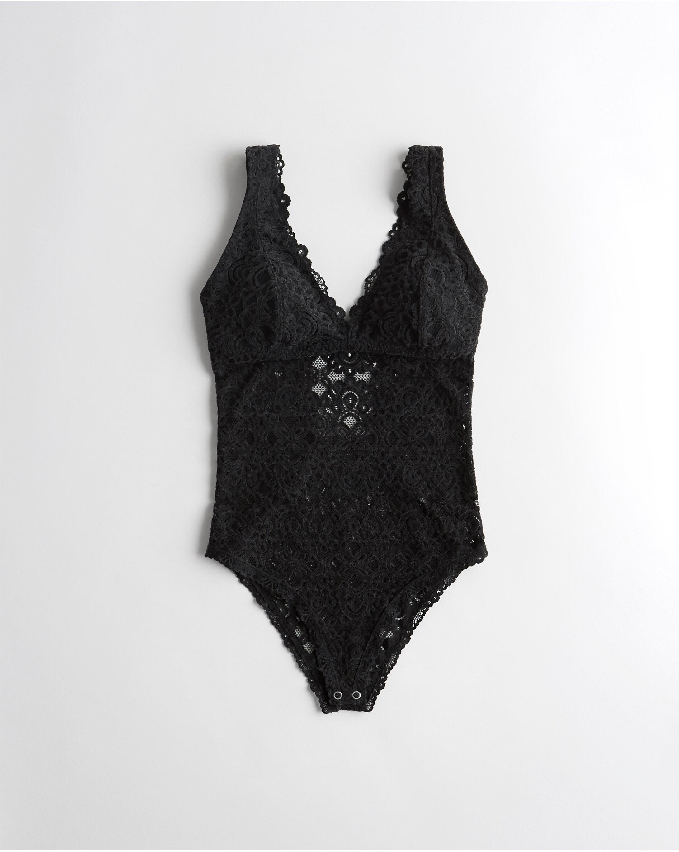 Gilly Hicks Lace Triangle Bodysuit