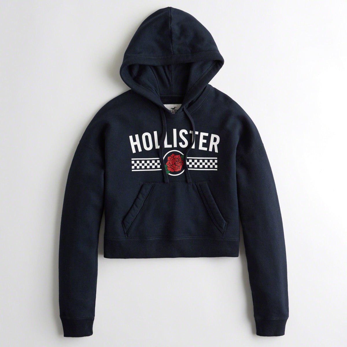 hollister rose hoodie