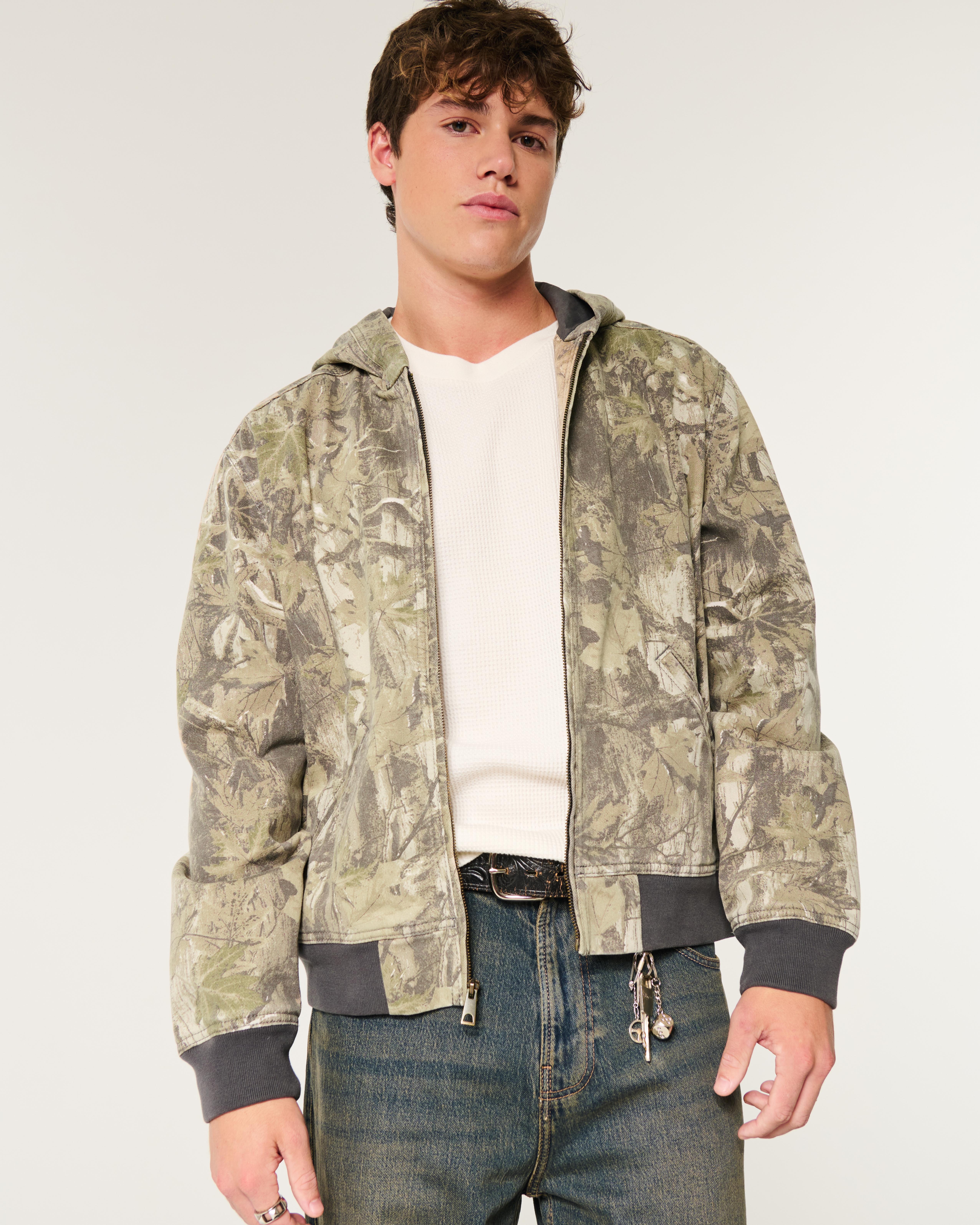 Hollister camouflage jacket discount