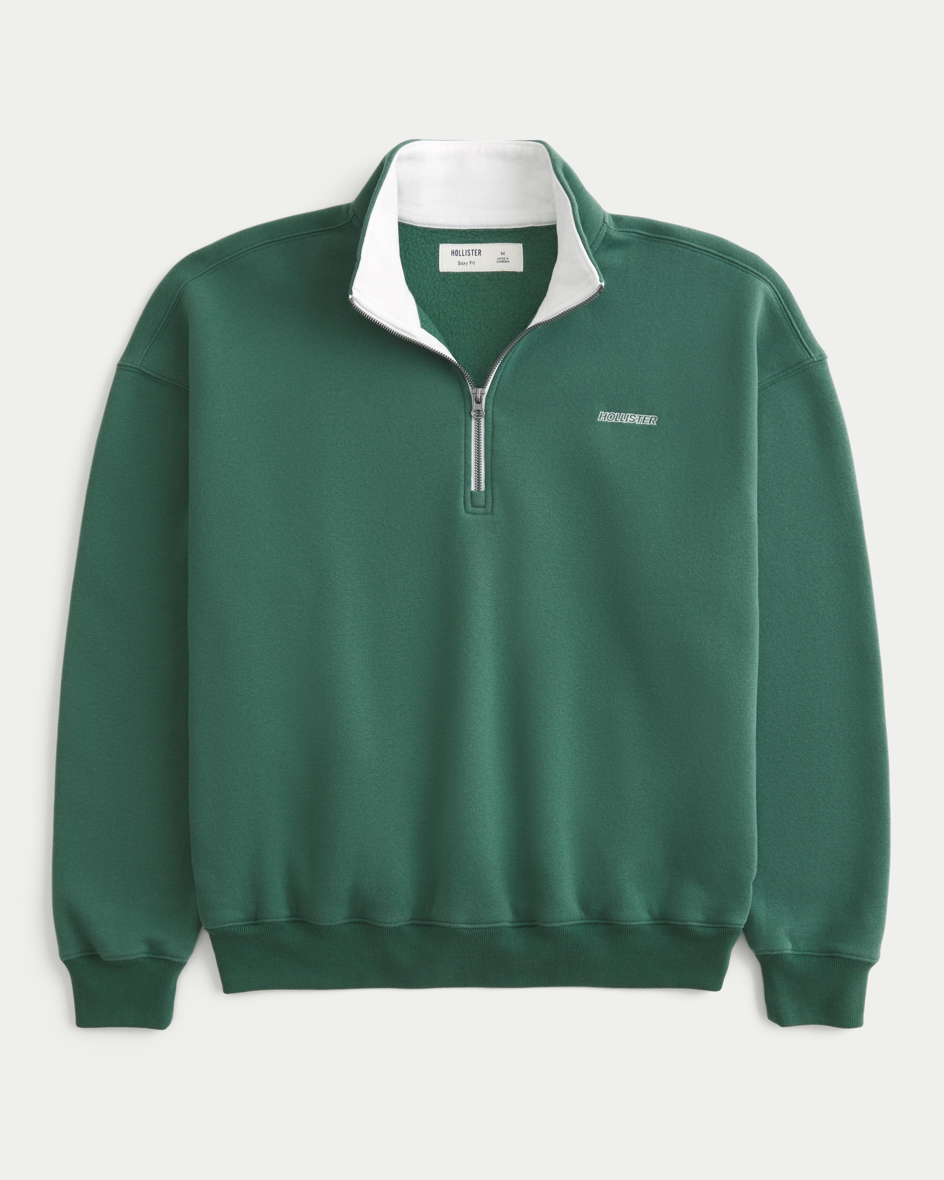 Monte Carlo Hollister Half Zip Hoodie Monte Carlo Felpa Zip