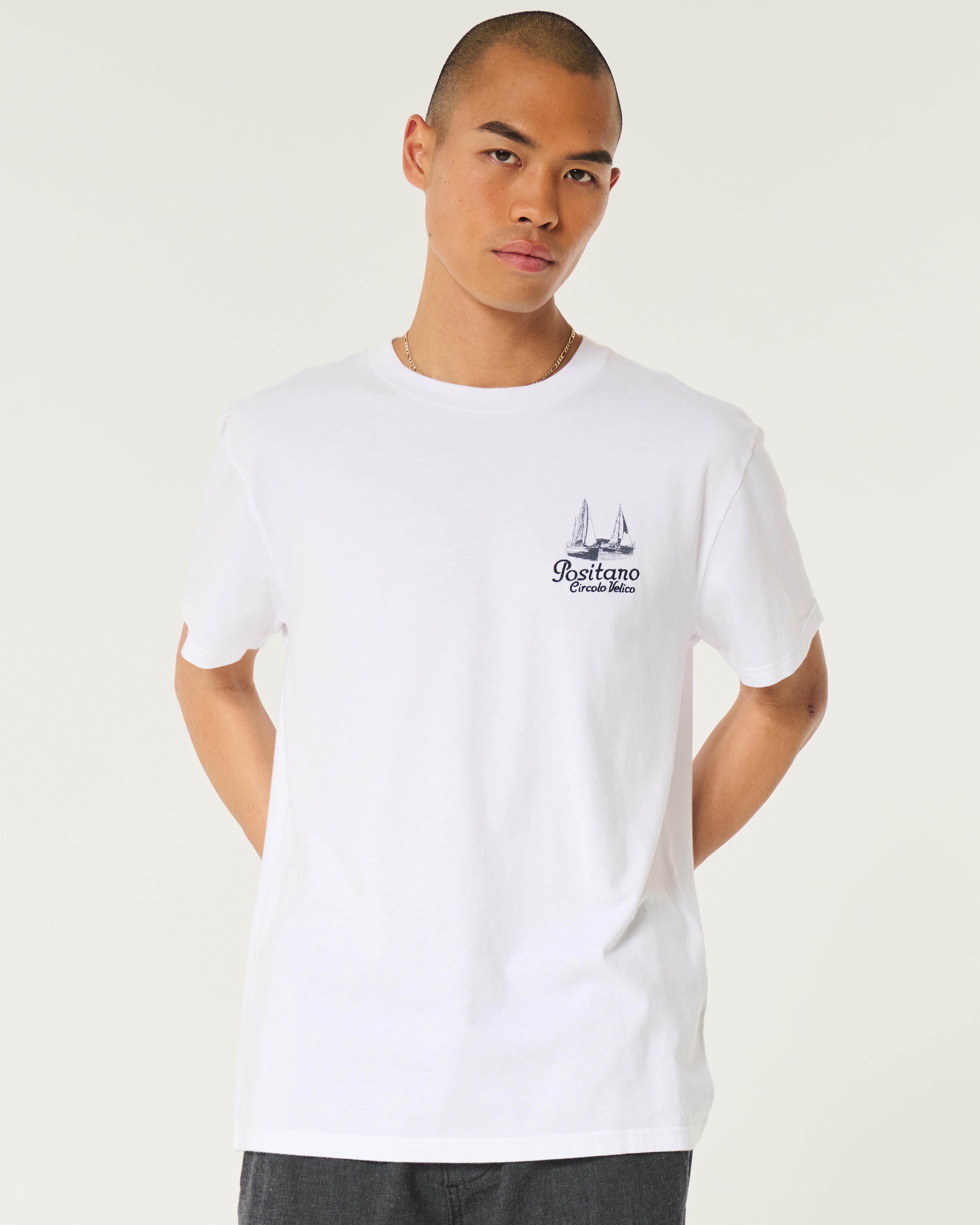 Hollister Relaxed Positano Italy Graphic Tee in Blue for Men Lyst UK