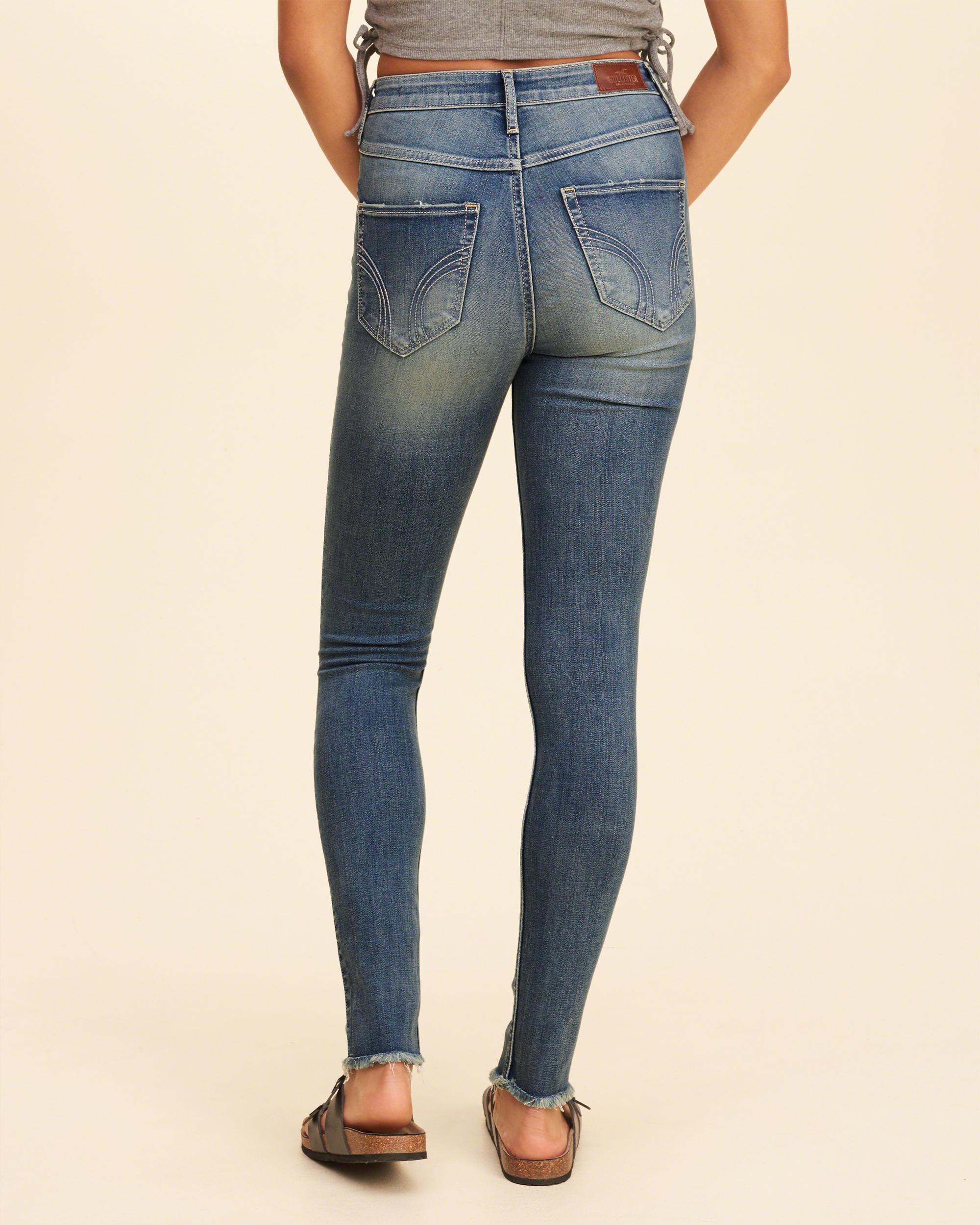 ultra high rise hollister jeans