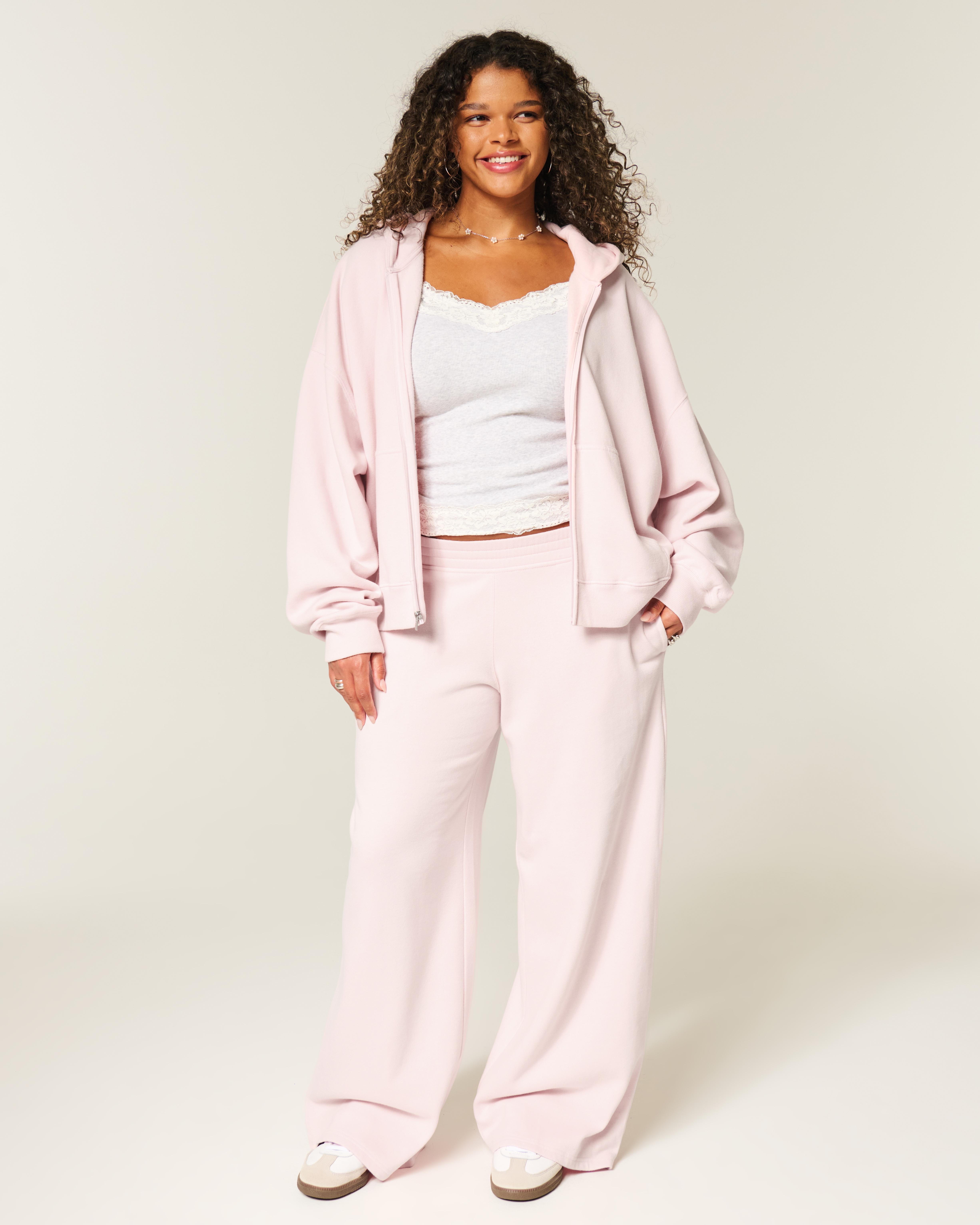 Hollister Baggy Sweatpants in Pink Lyst UK