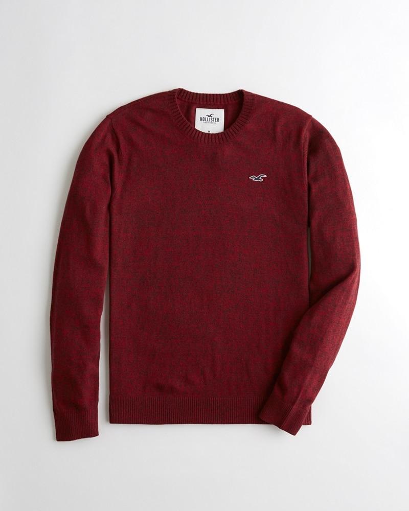 red sweater hollister
