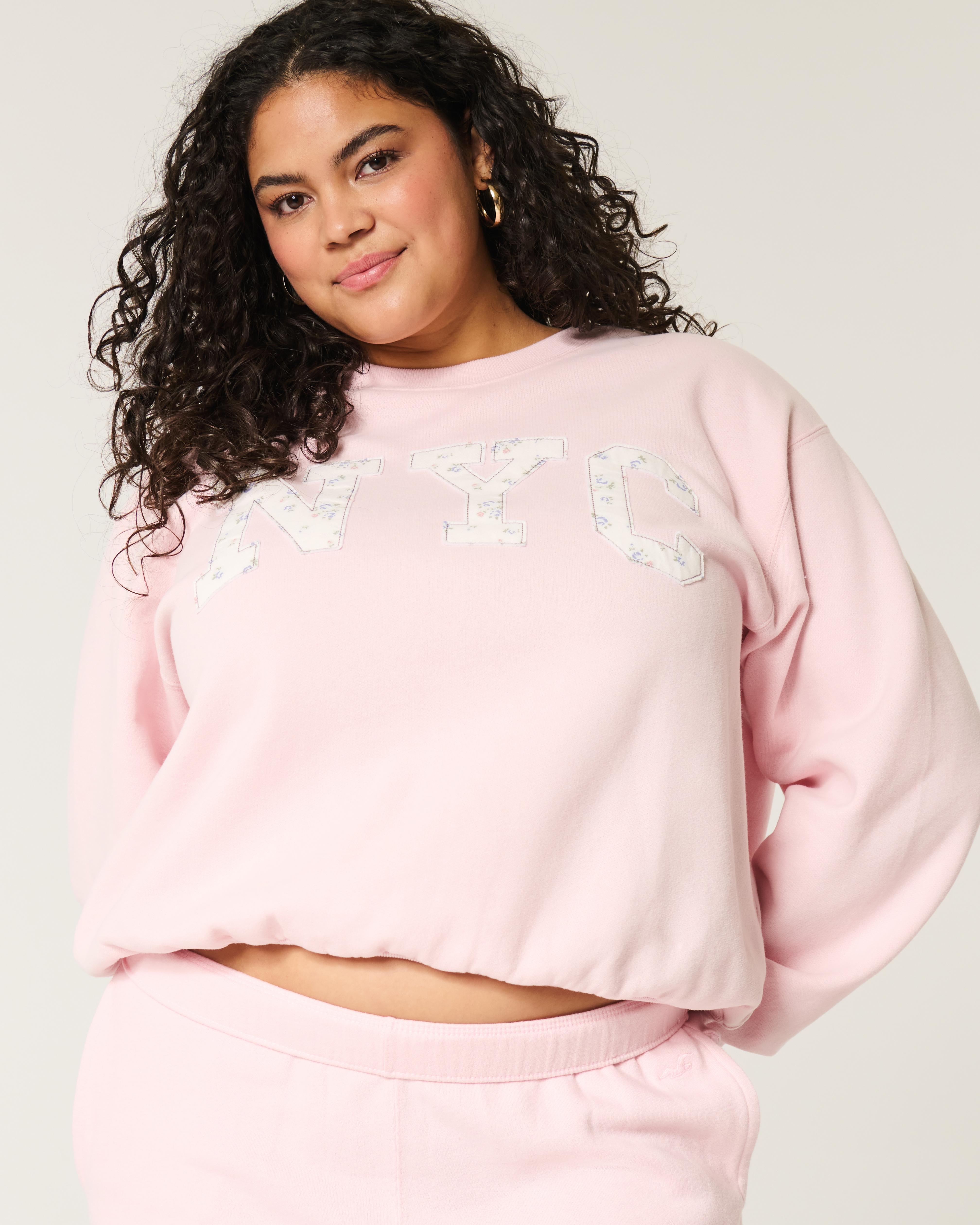 Hollister Strickpullover Hollister Pulli Damen Rot Hollister