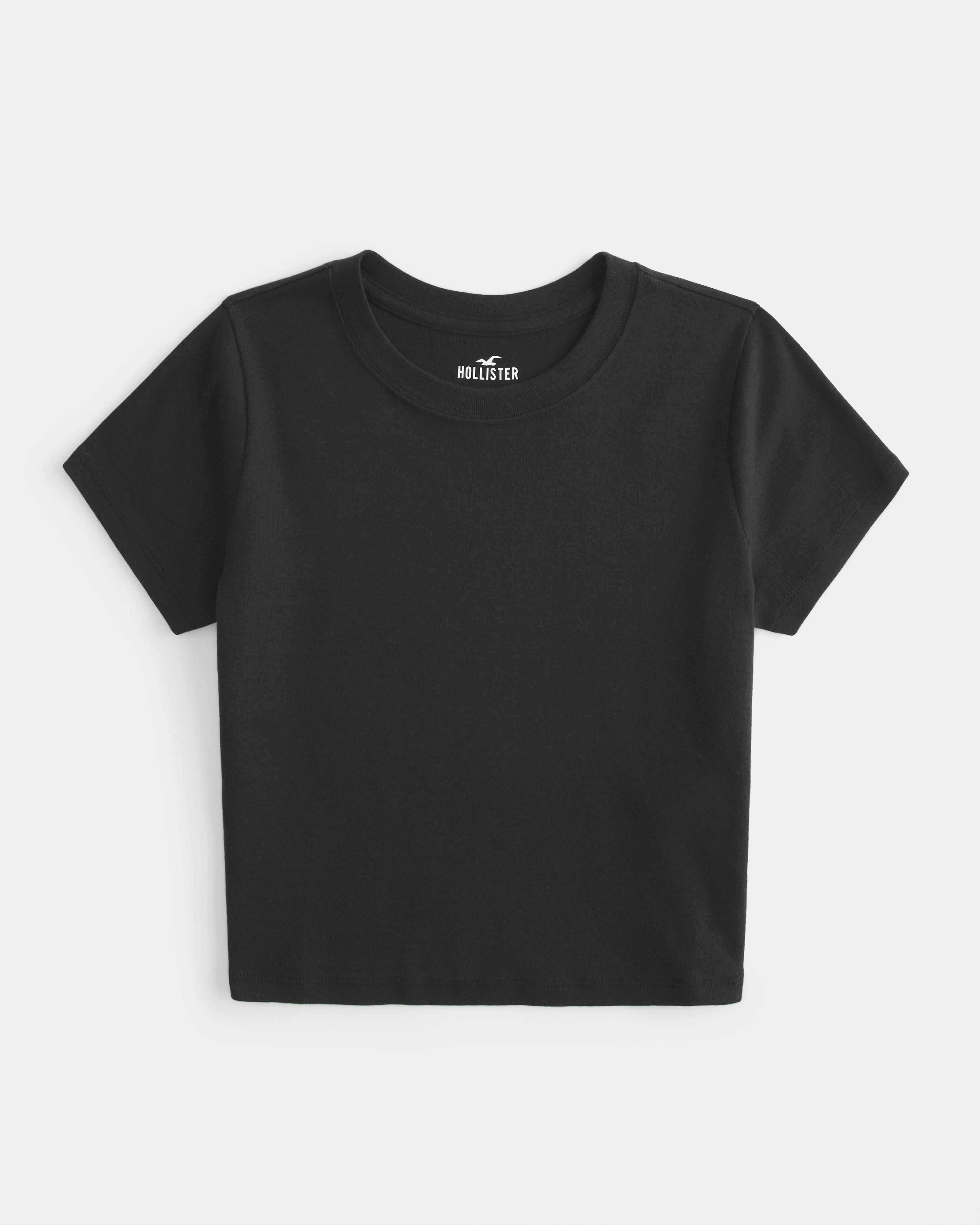 Hollister t shirt black hotsell