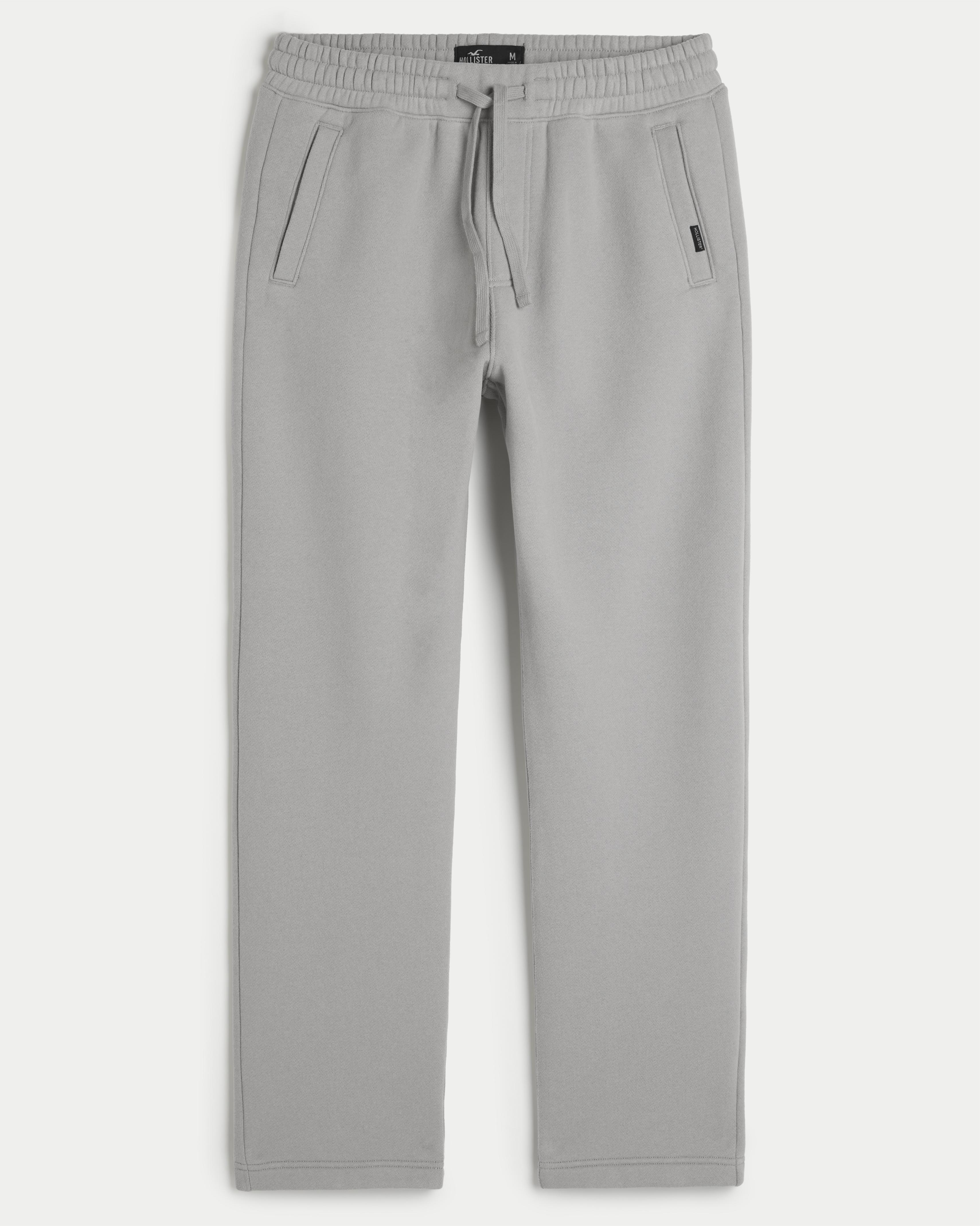 Hollister grey sweatpants hotsell