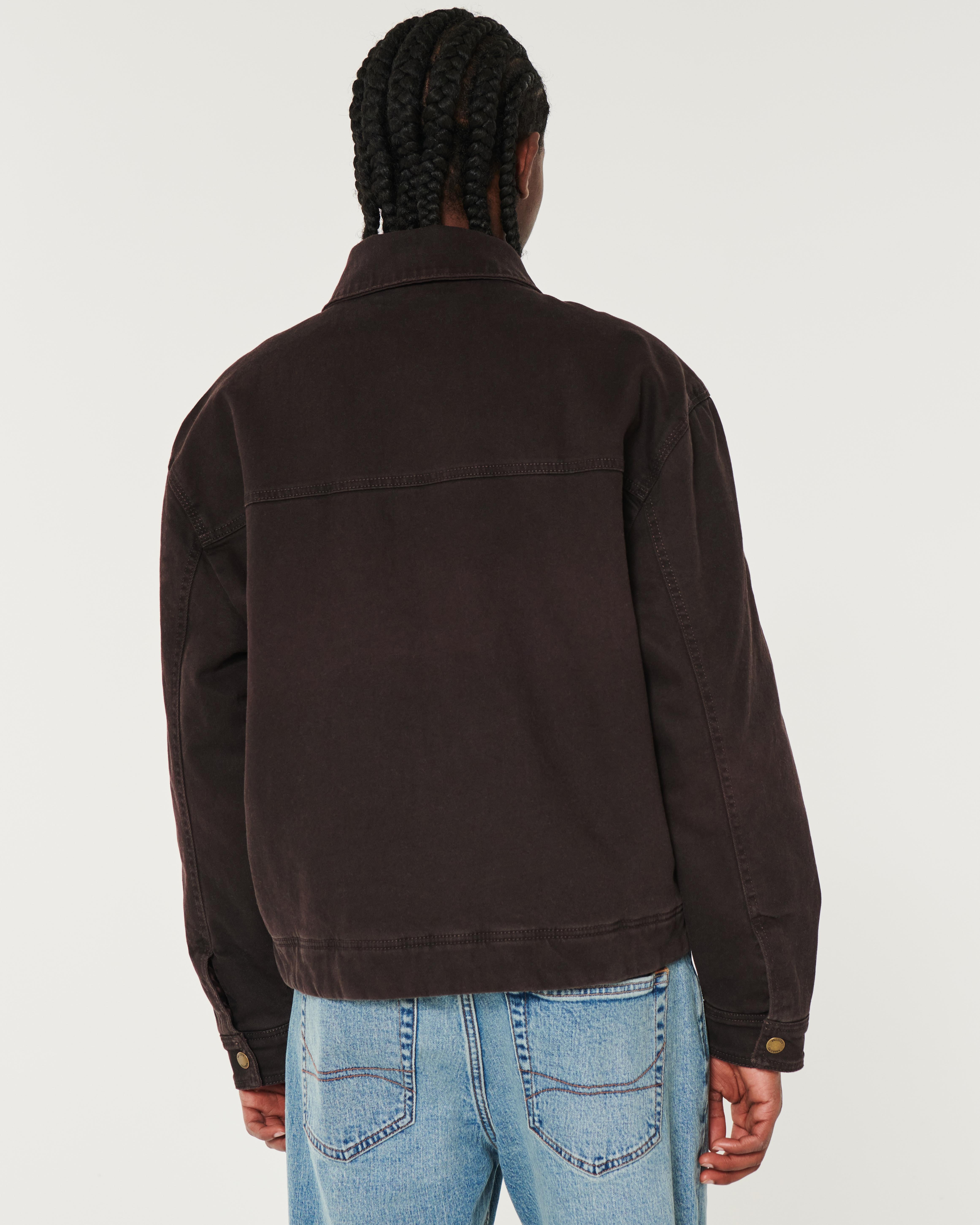 Hollister twill jacket hot sale