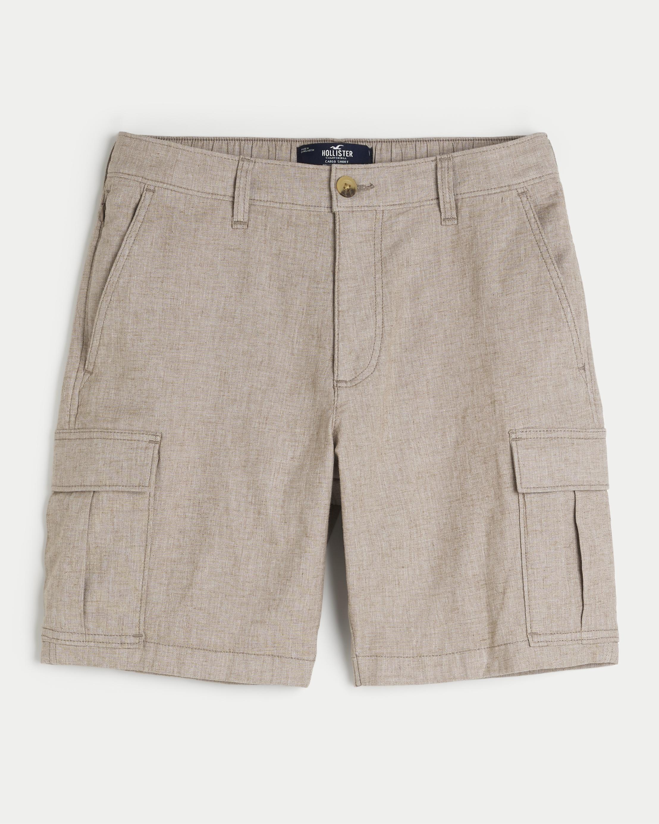 Hollister Linen-blend Flex-waist Cargo Shorts 9