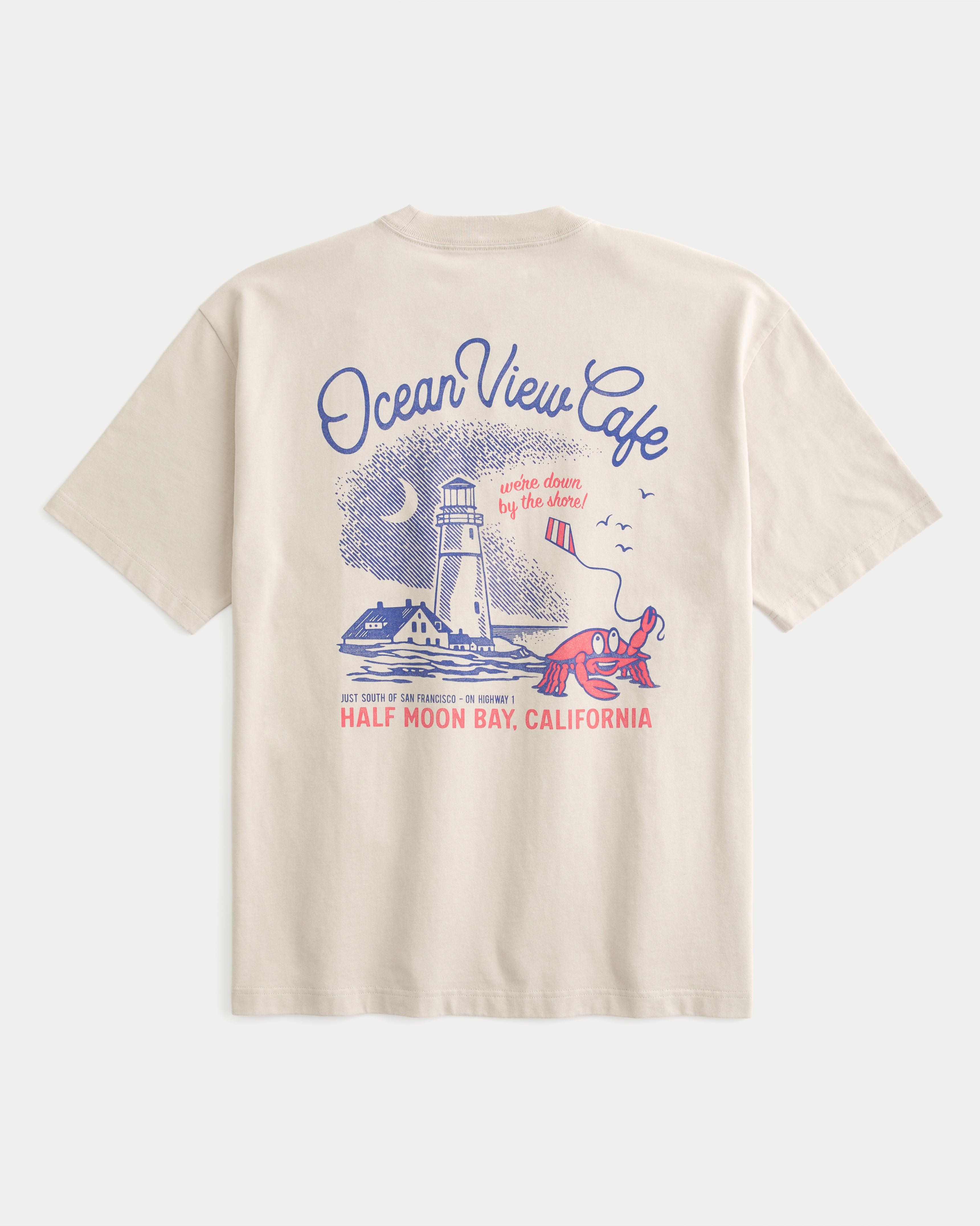 Graphic tees hollister discount