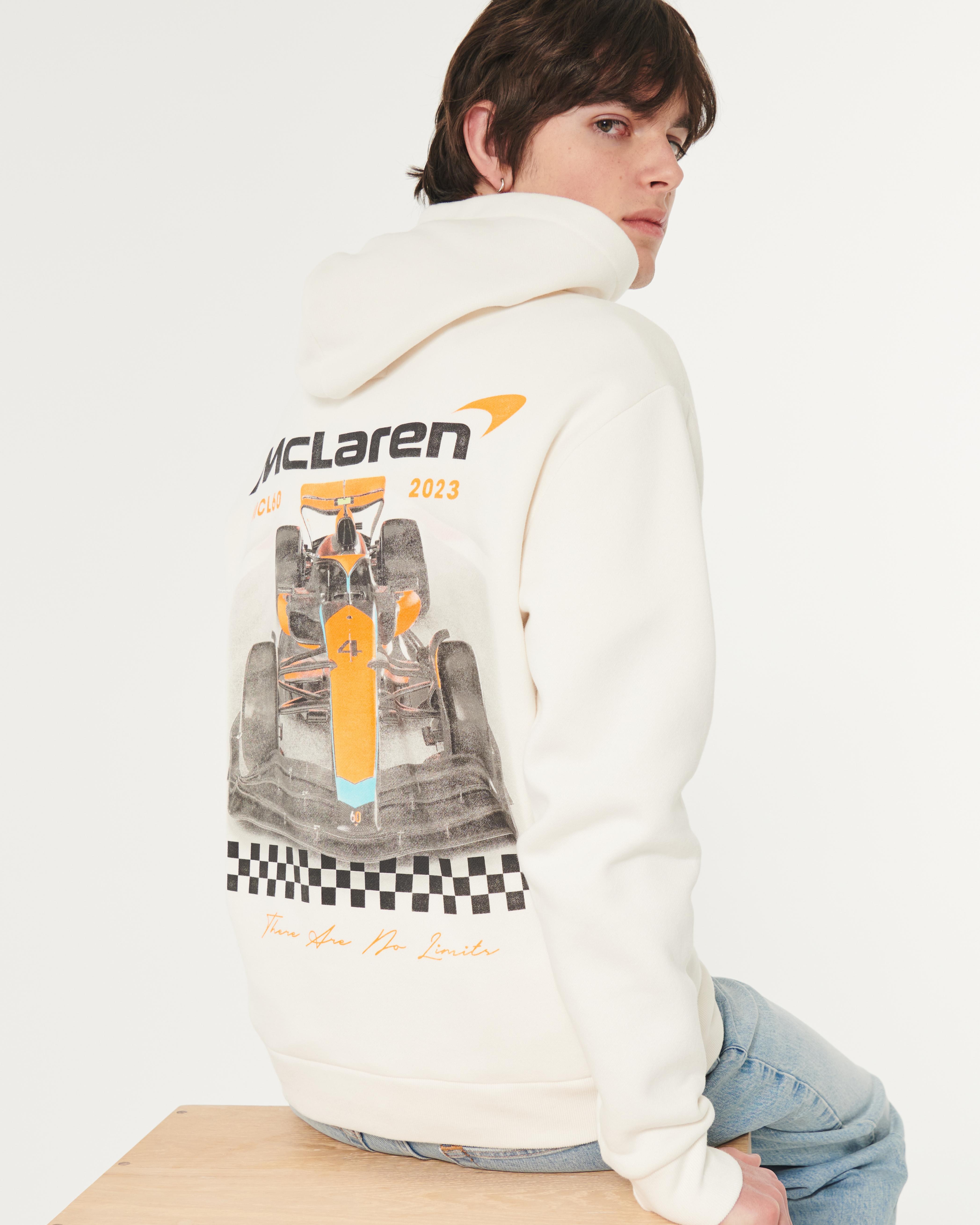 Hollister Mclaren Racing Graphic Hoodie in Natural for Men Lyst UK