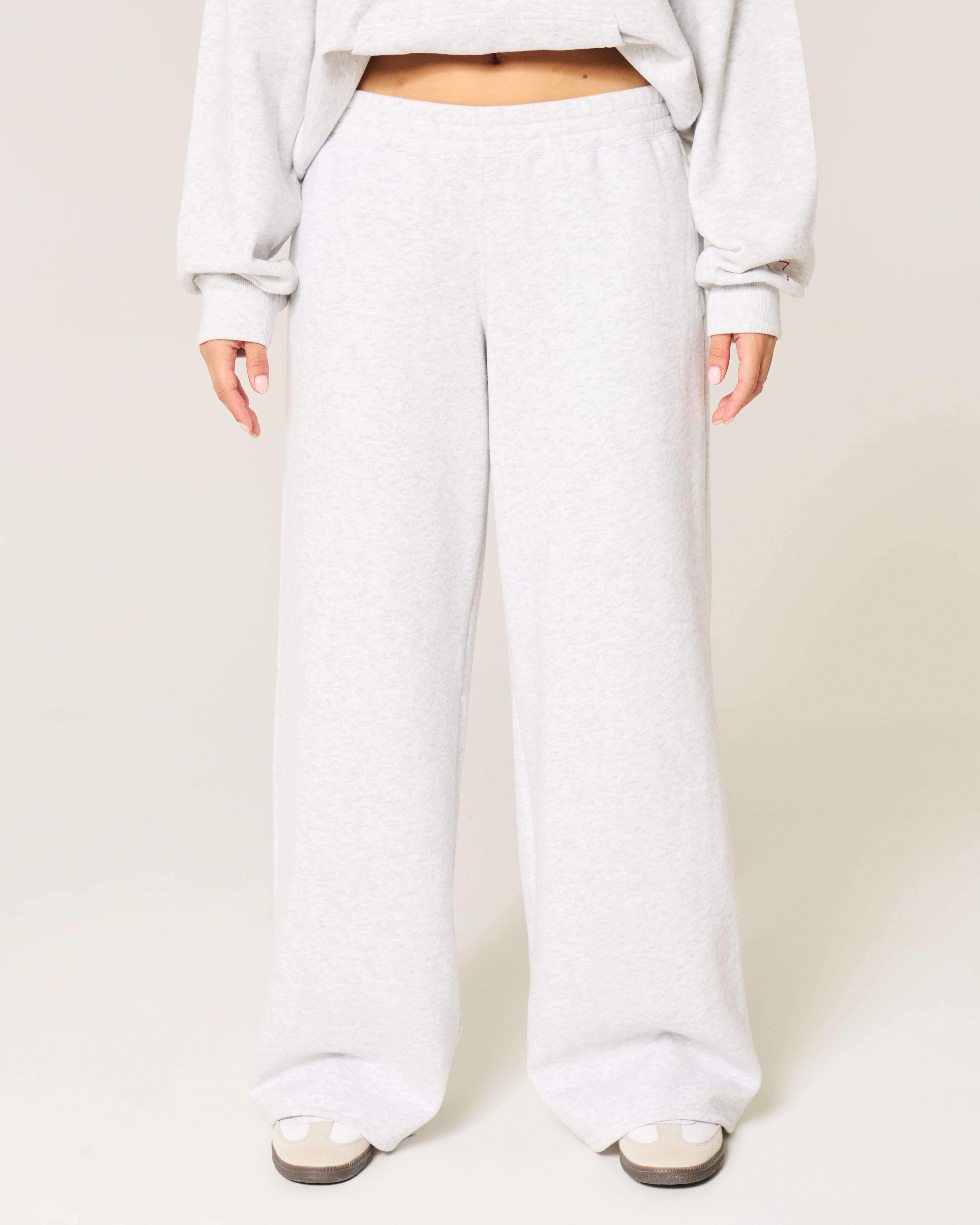 Hollister Star Graphic Baggy Sweatpants in White Lyst UK