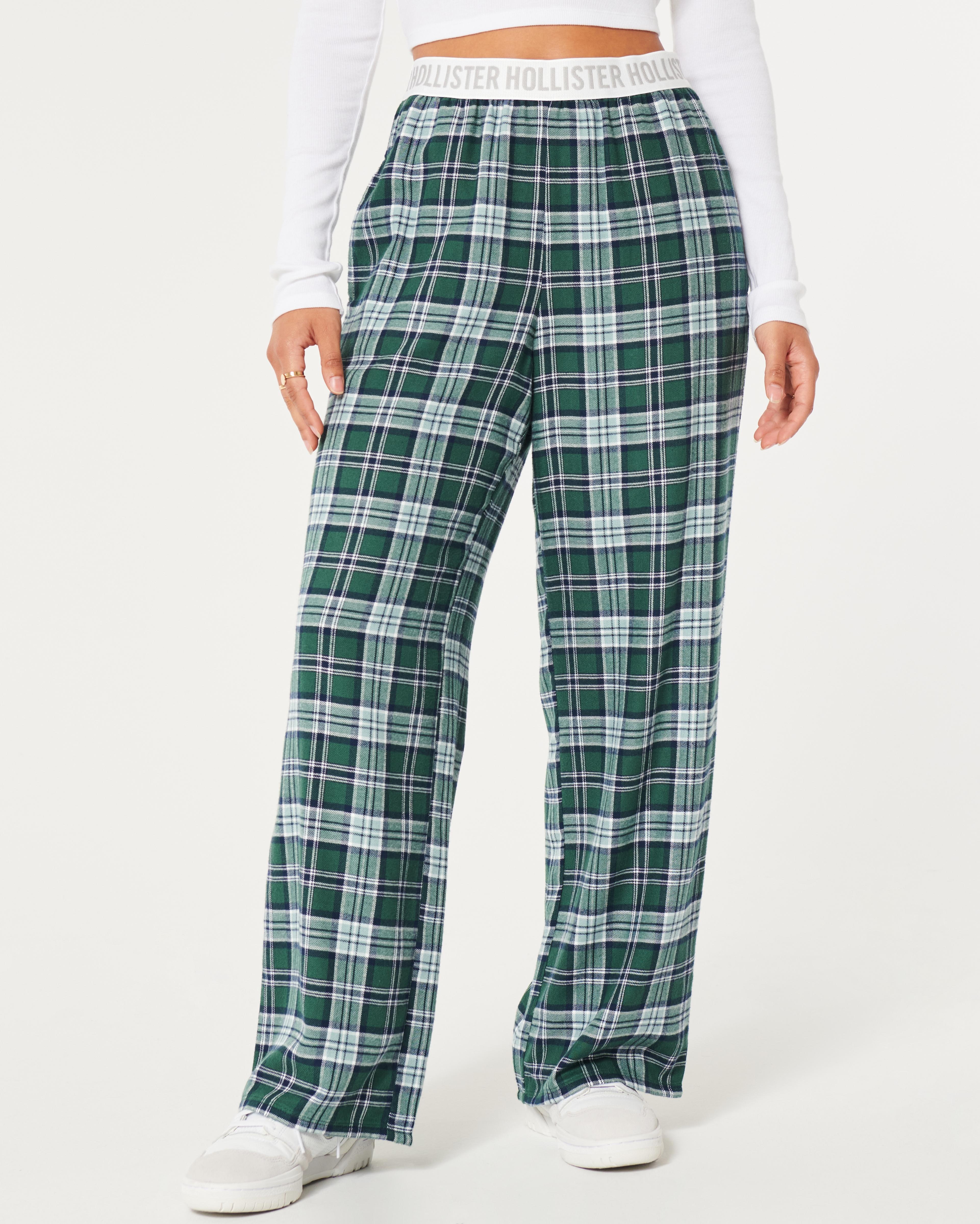 Hollister checkered pants top