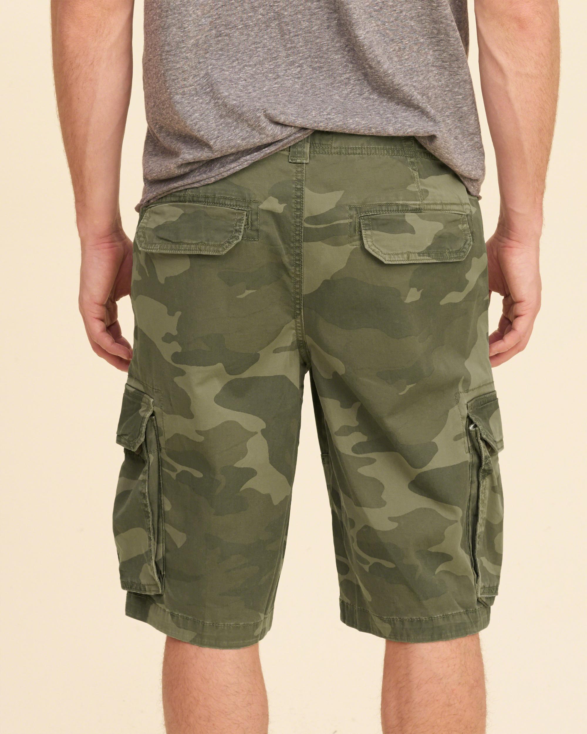 Lyst Hollister Cali Longboard Cargo Fit Shorts in Green for Men