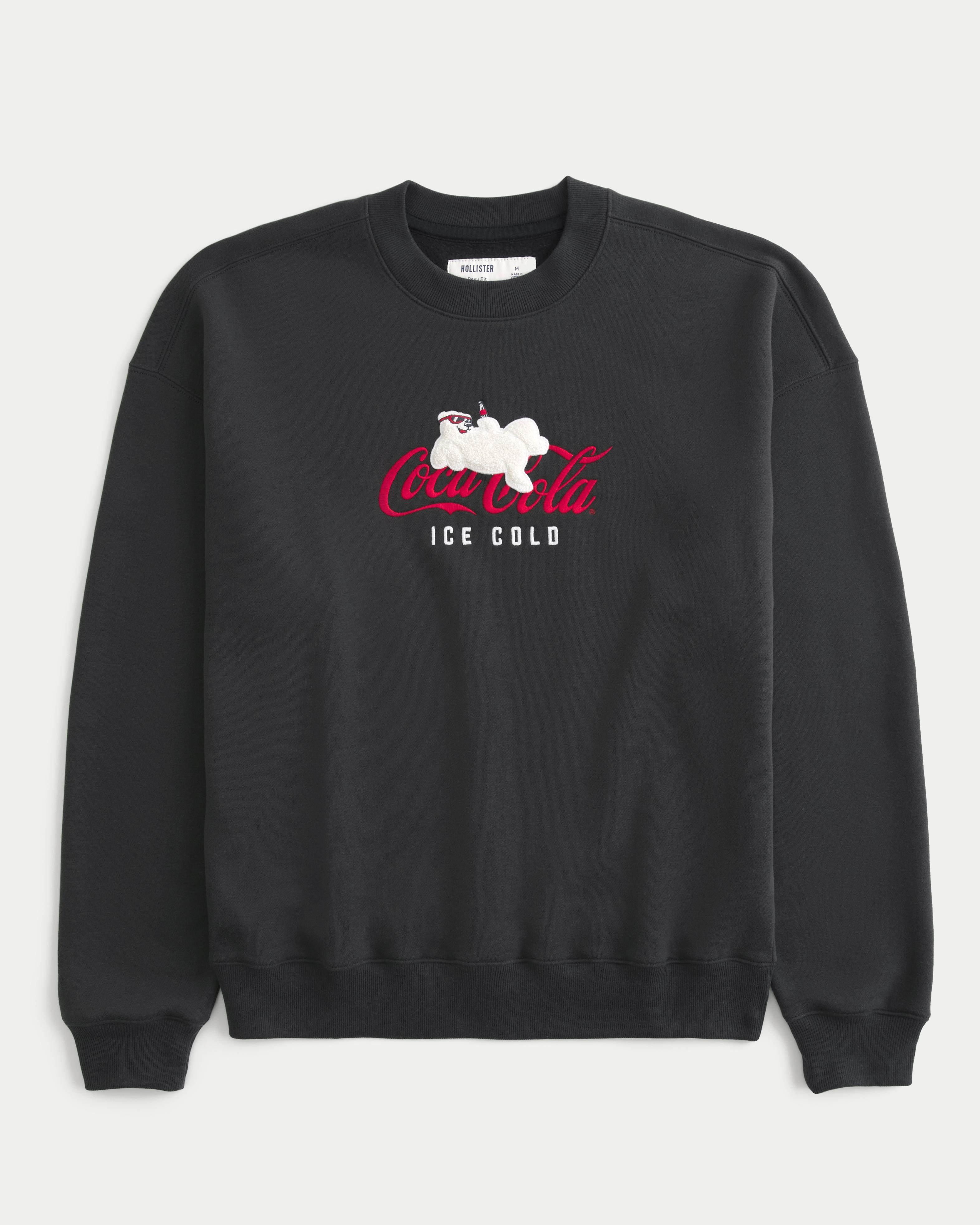 Asos Coca Cola Red Sweatshirt Hollister Boxy Coca-cola Graphic