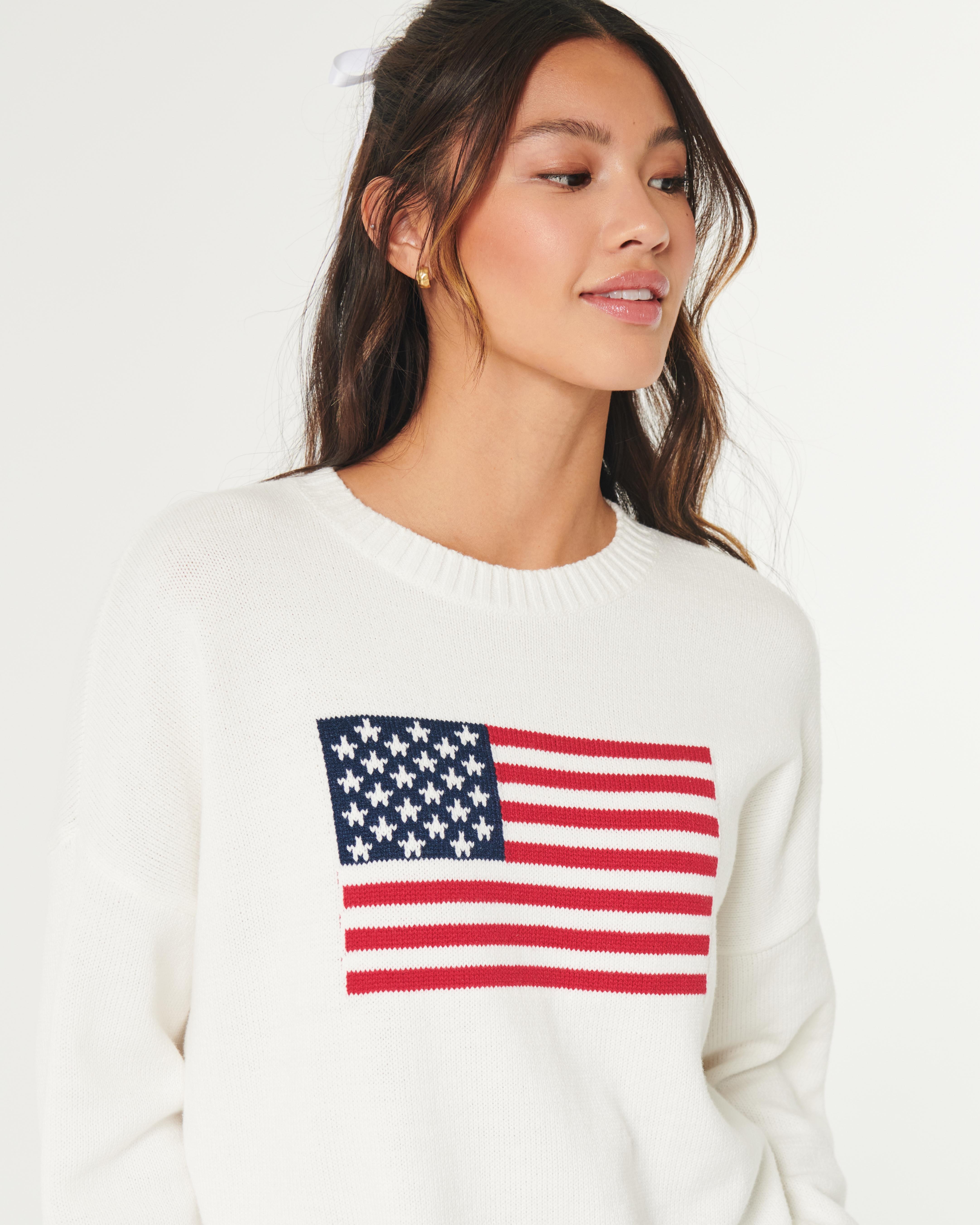Hollister Oversized-Sweatshirt mit Rundhalsausschnitt und US