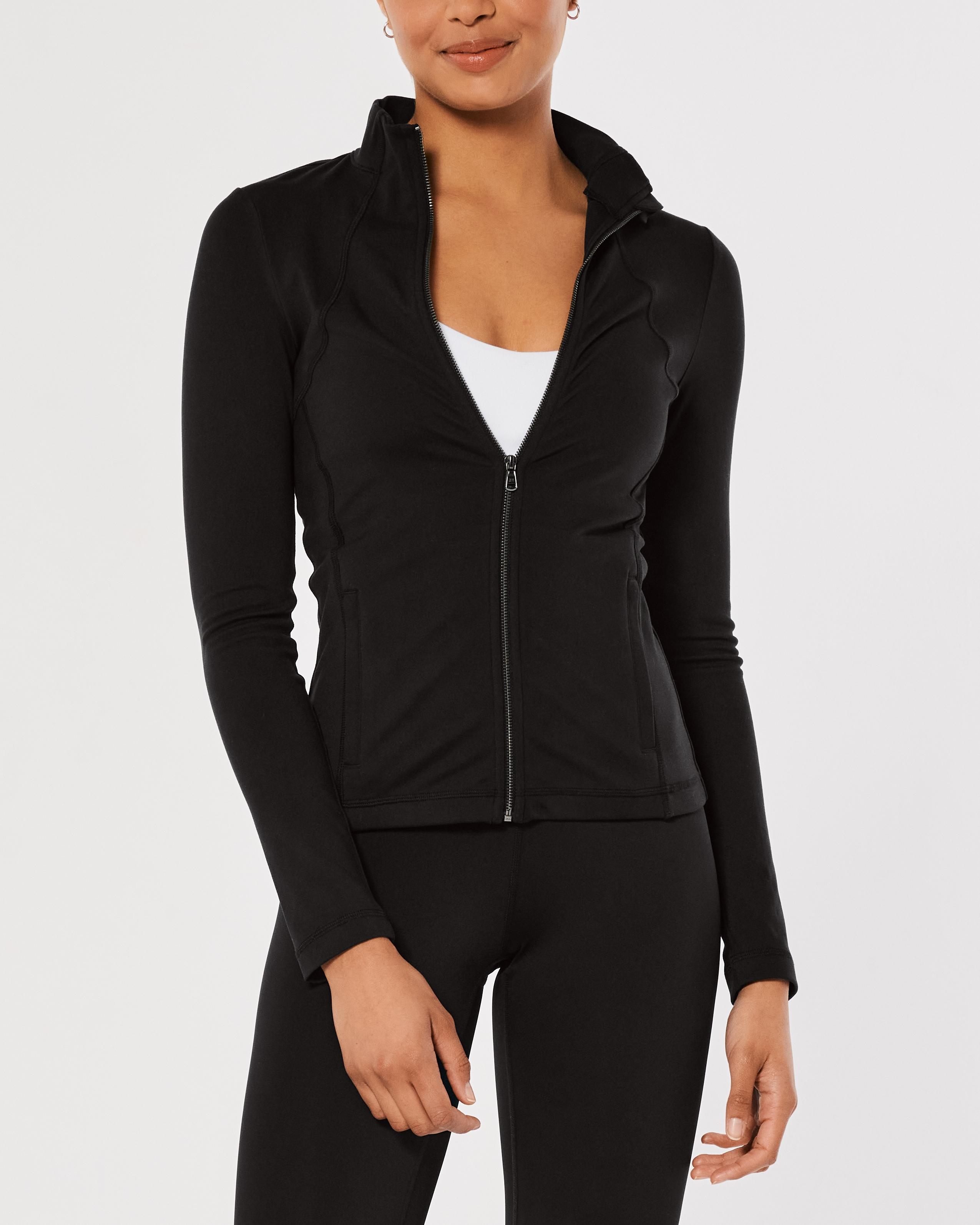 Active zip front jacket sale