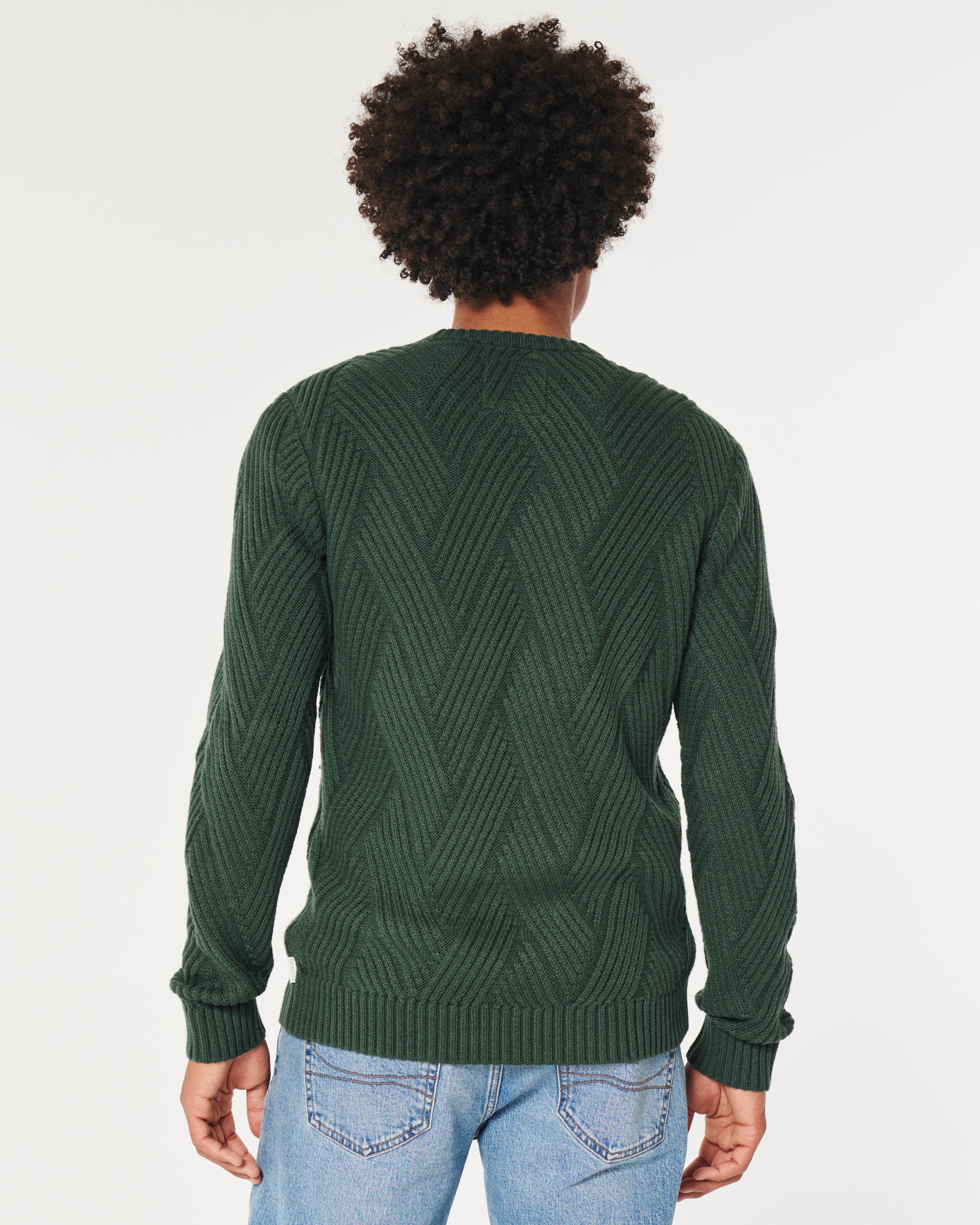 Hollister green sweater clearance