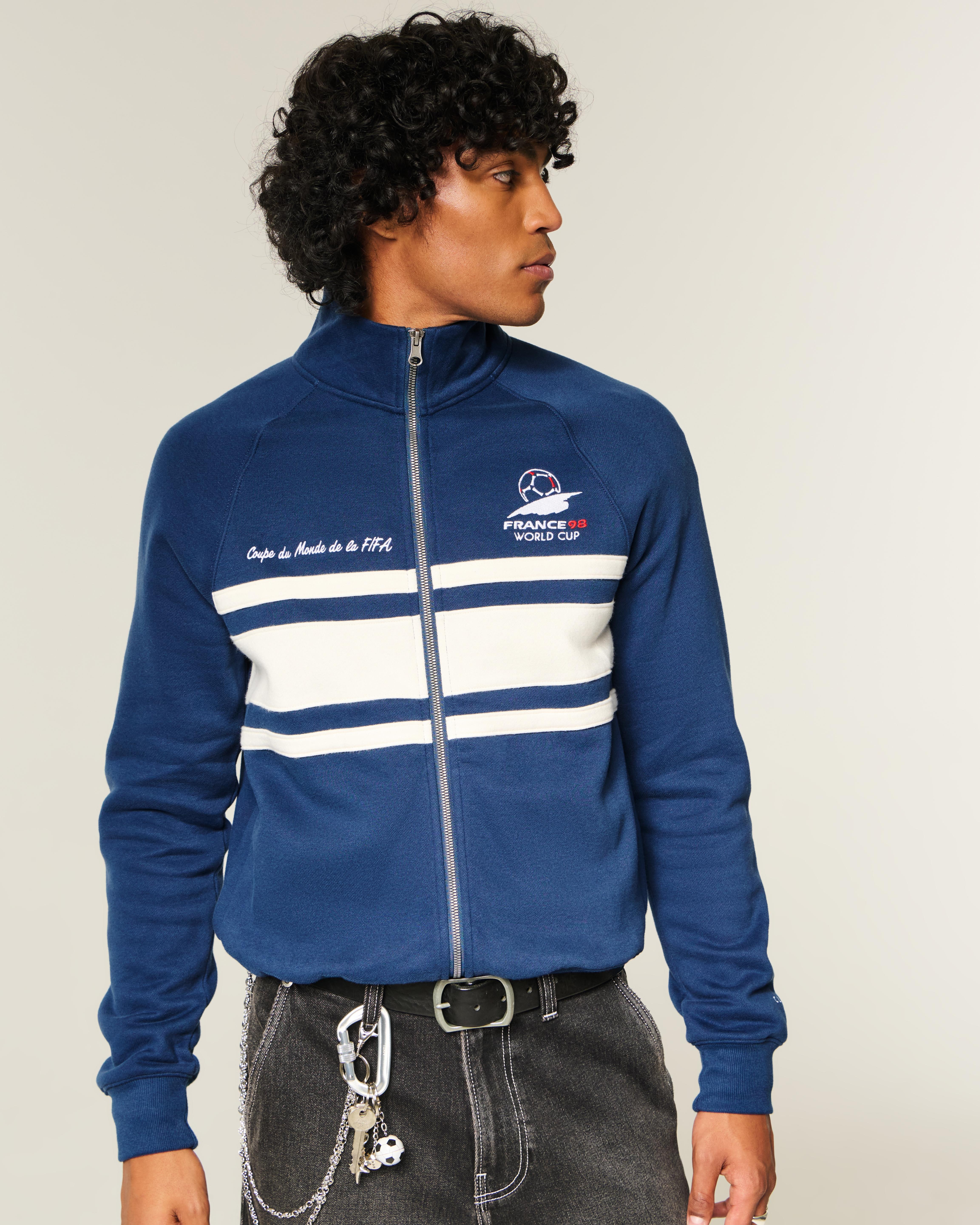 Hollister 1998 Fifa World Cup France Graphic Fleece Track Jacket