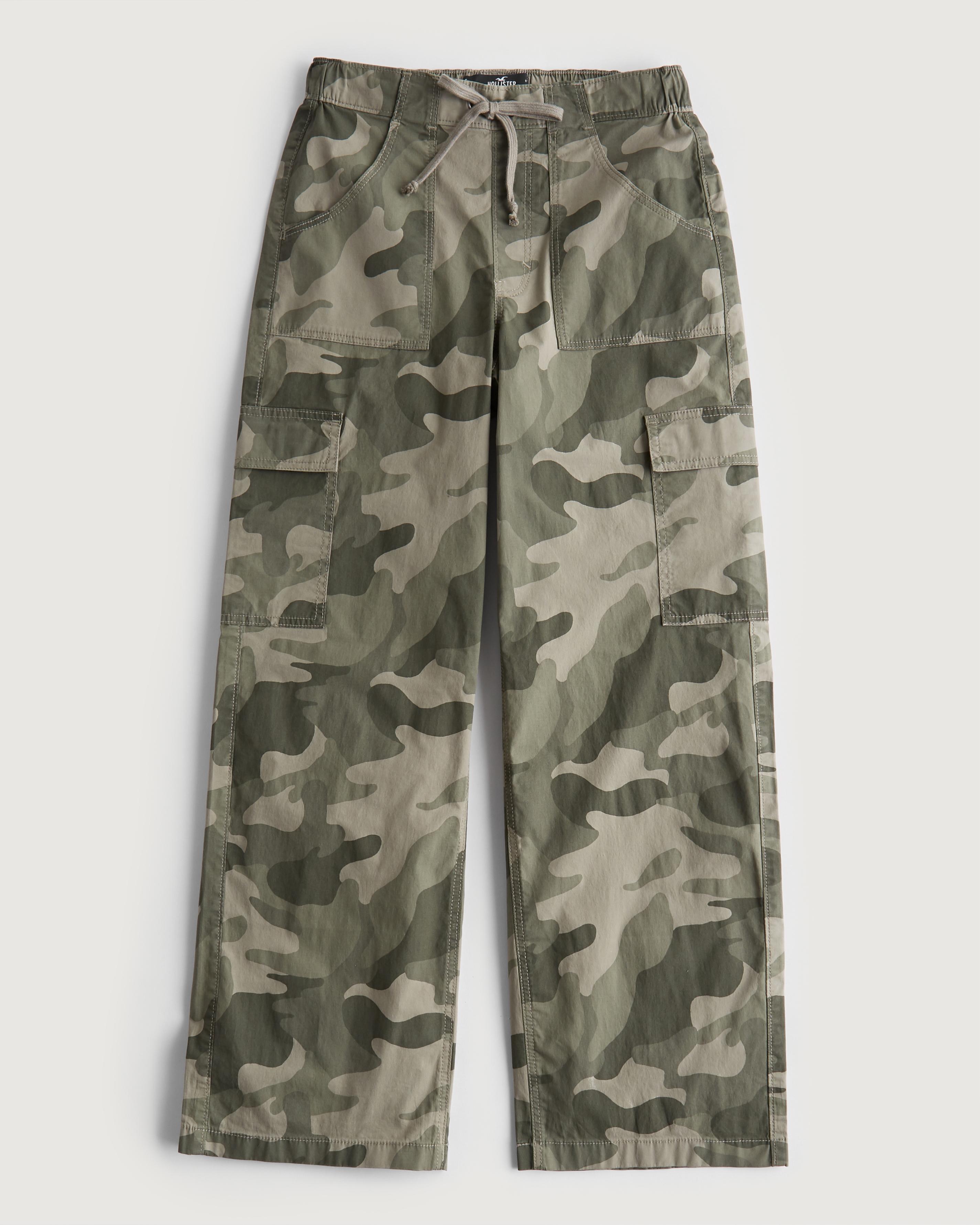 Hollister camo trousers best sale