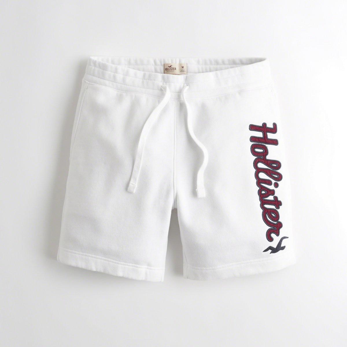 hollister mens fleece shorts