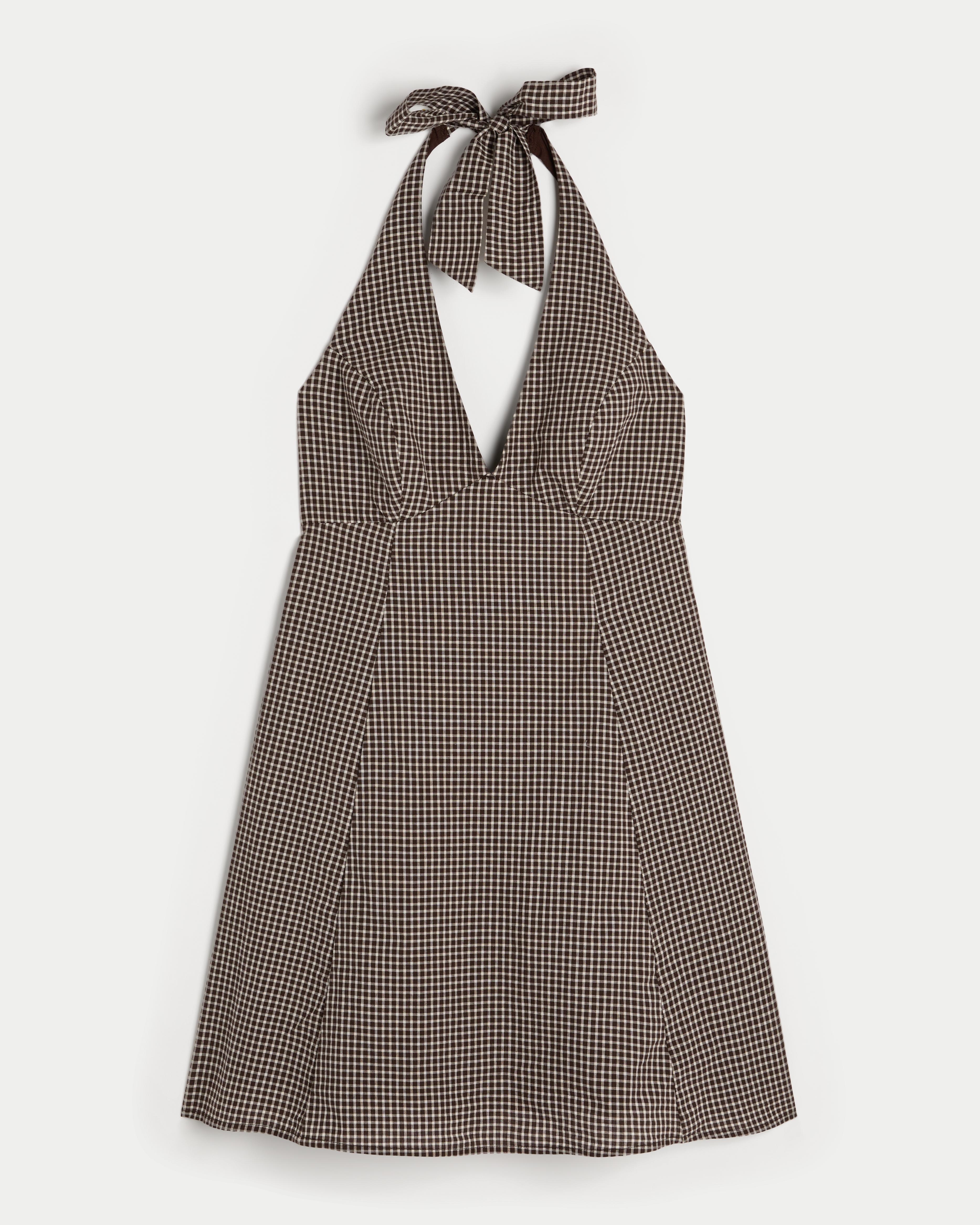 hollister halter dress MIKUTA | The Black Halter Long Knit Dress | Designer Clothes & Apparel | L