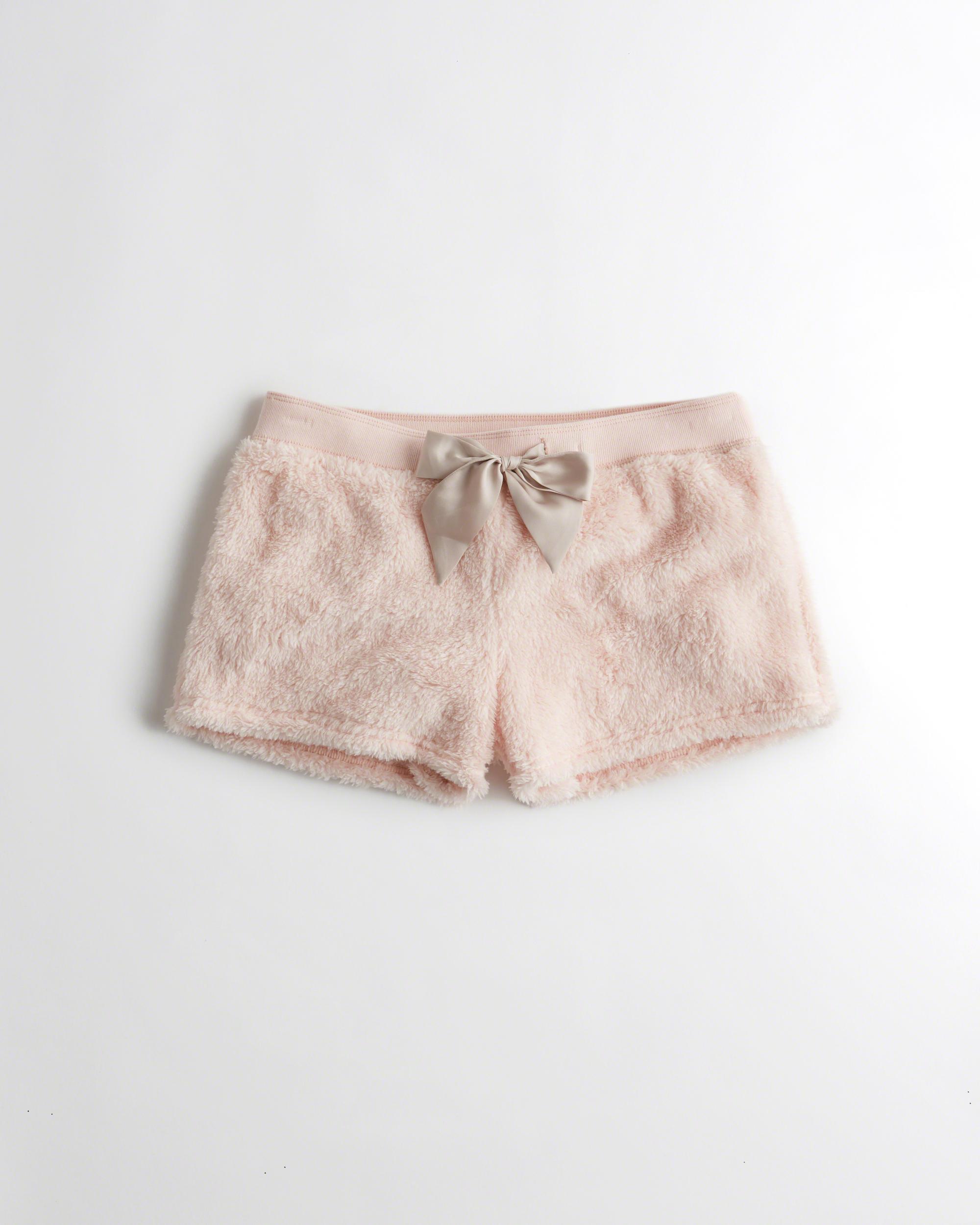 hollister sherpa sleep shorts