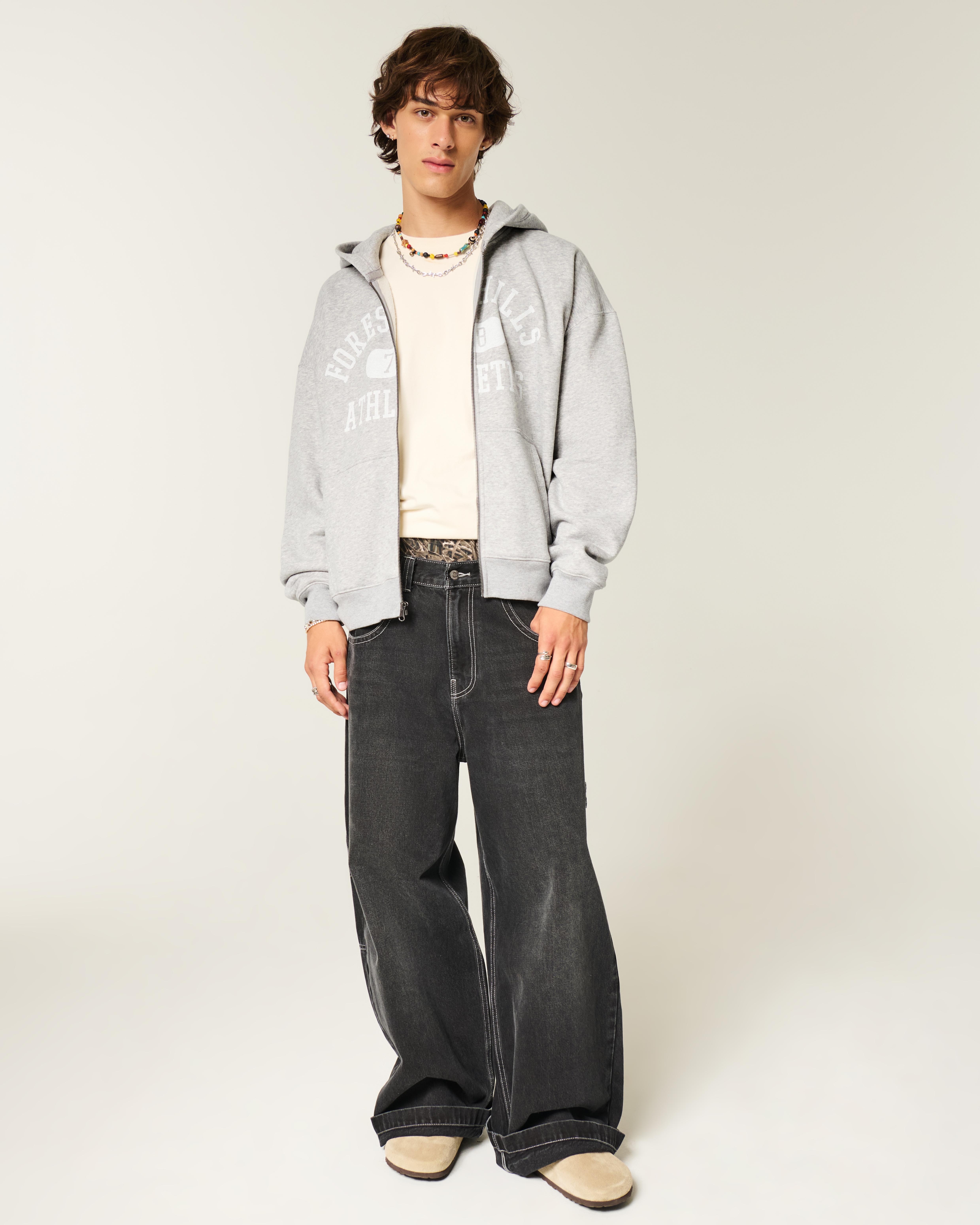 Forest spring park hood zip-up グレー Forest spring park hood zip-up グレーの通販 by pnk｜ラクマ