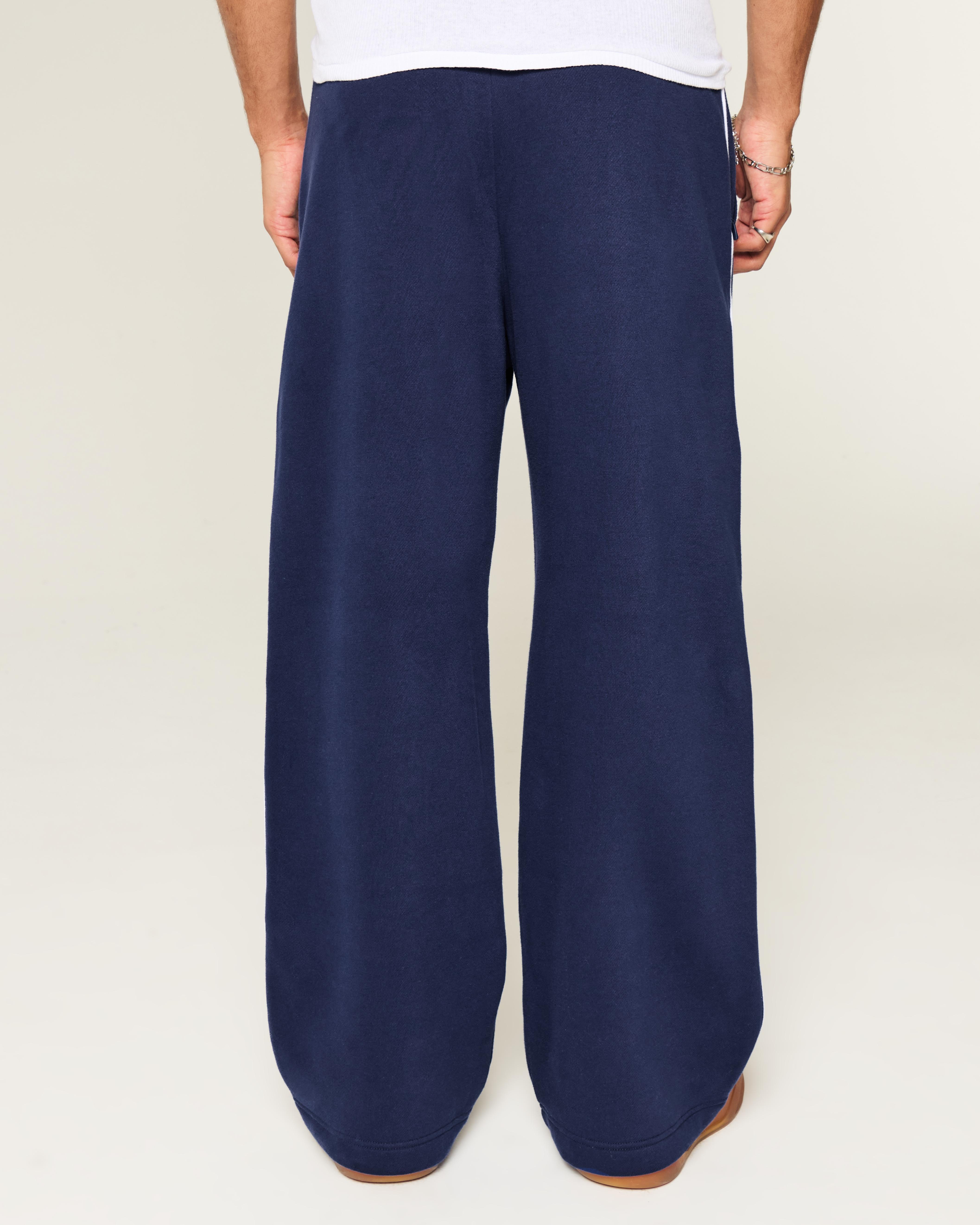 Hollister Logo Super Baggy Sweatpants in Blue for Men Lyst UK