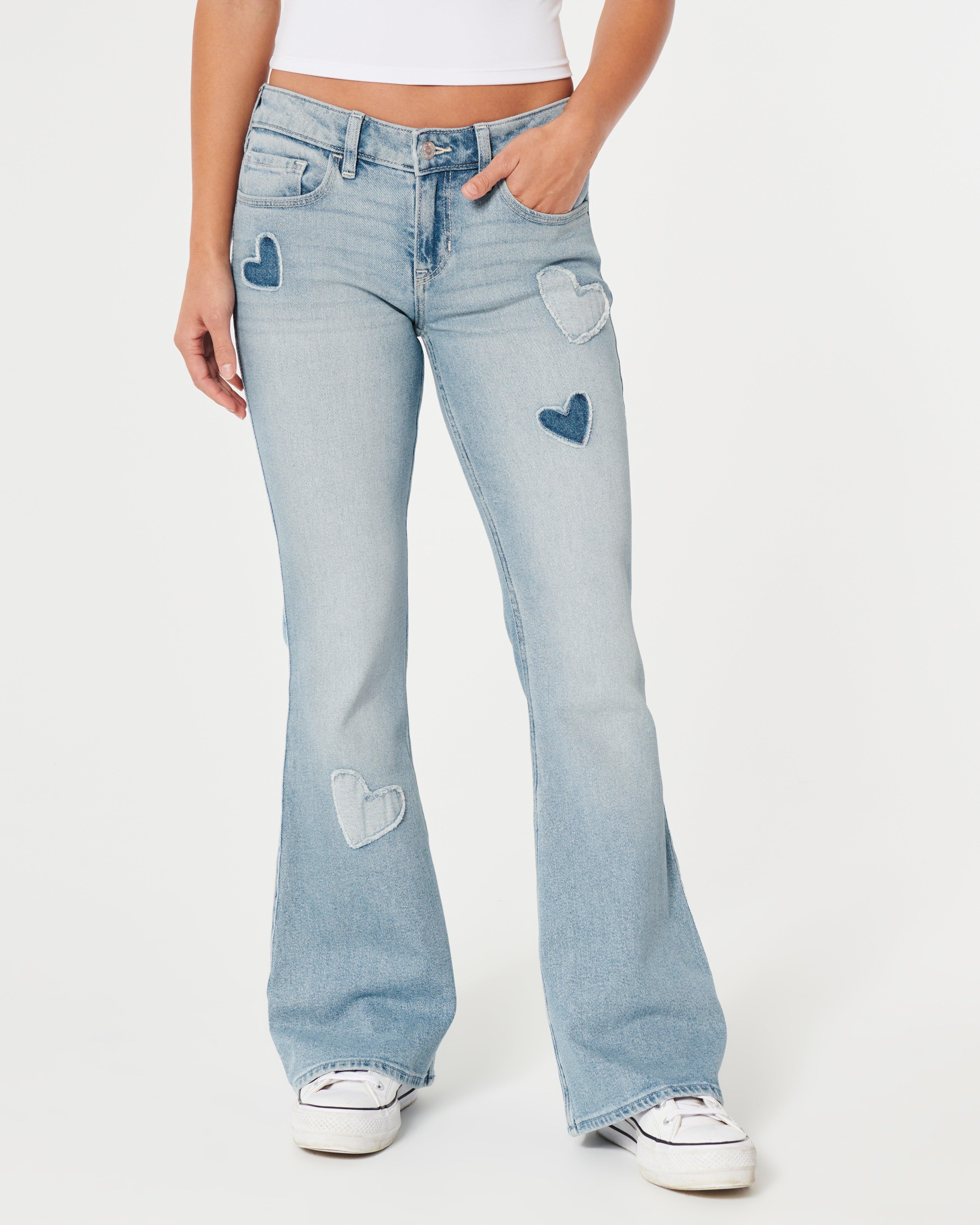 Hollister bell bottom jeans deals