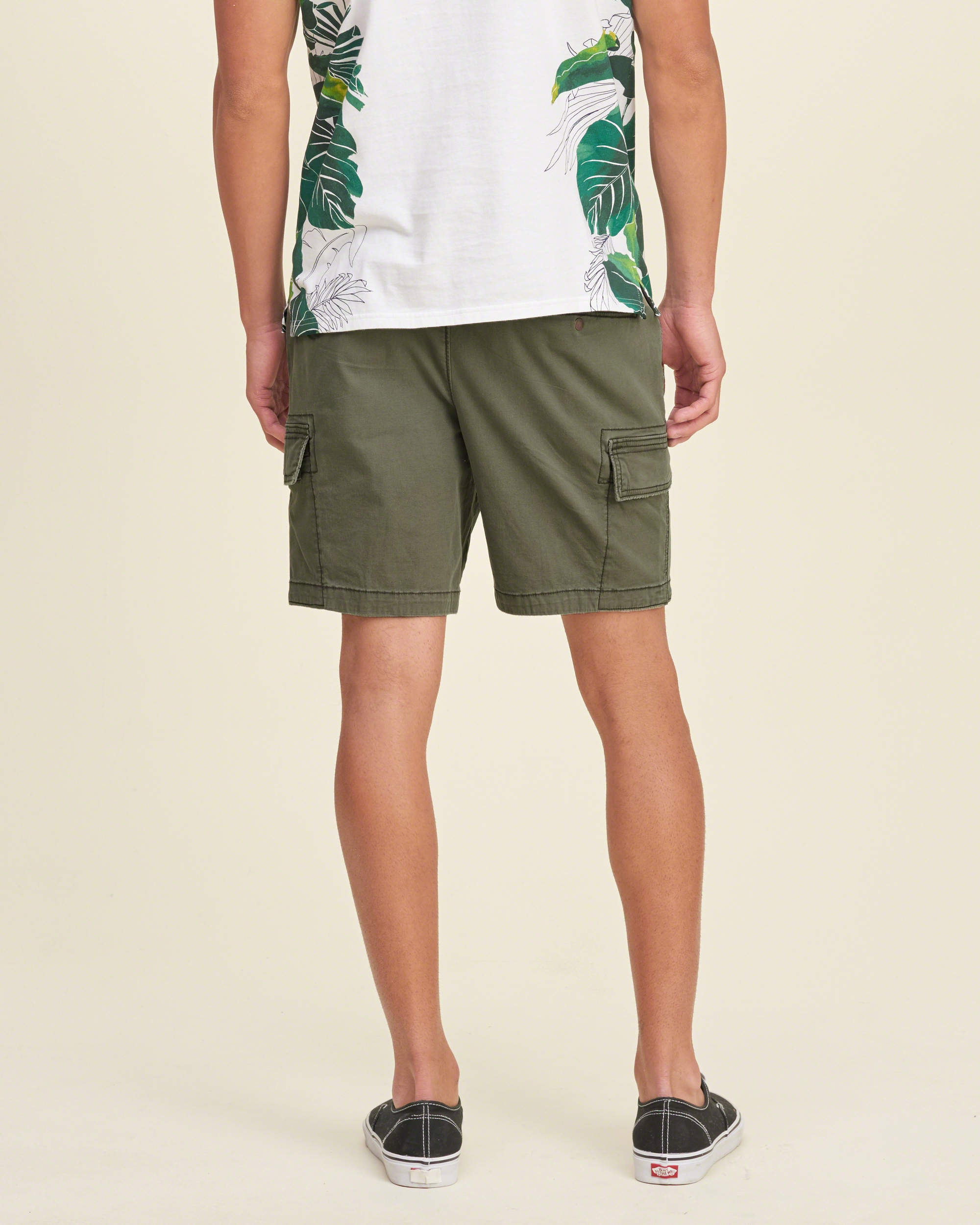 Hollister Beach Prep Fit Cargo Shorts in Green for Men Lyst UK
