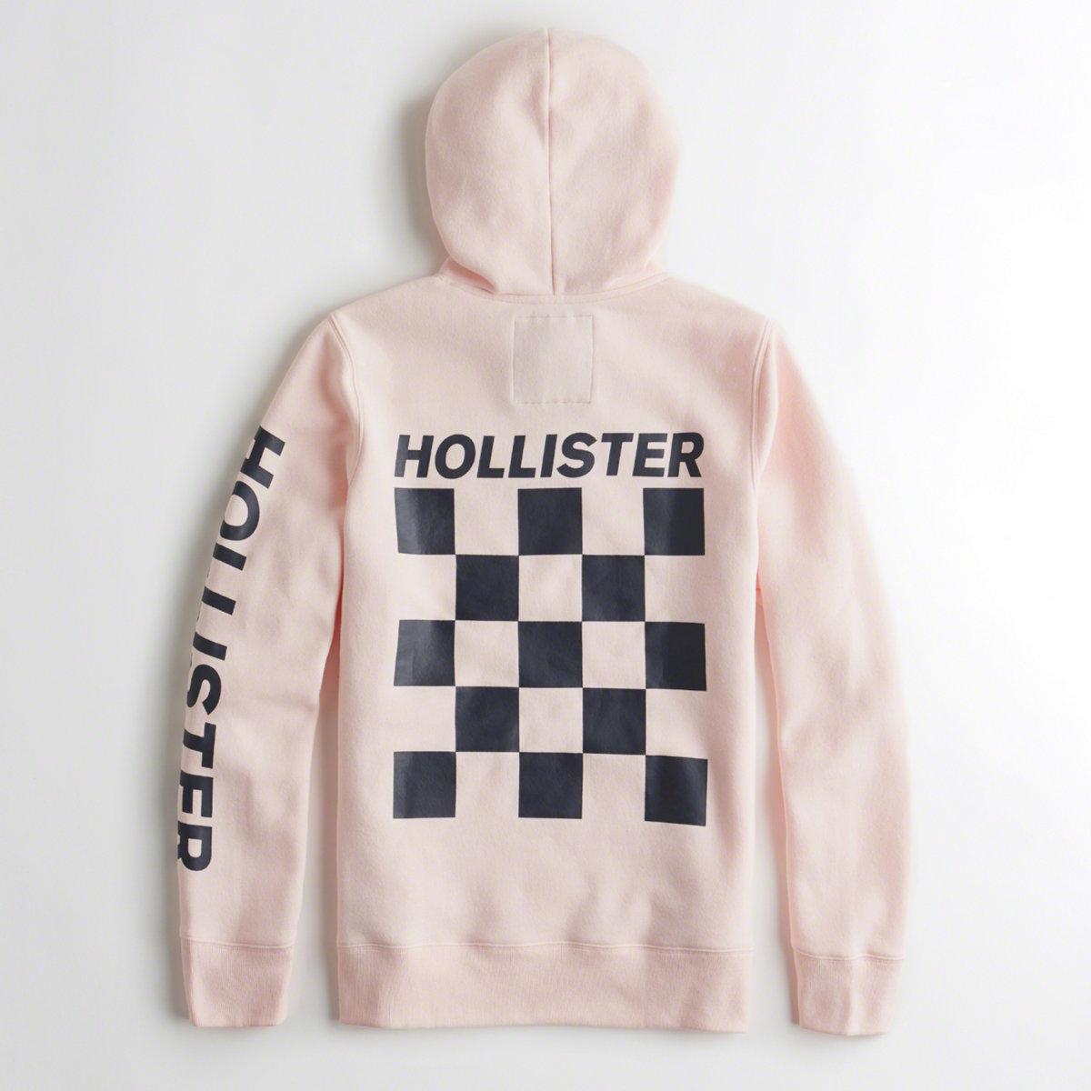 hollister checkered hoodie