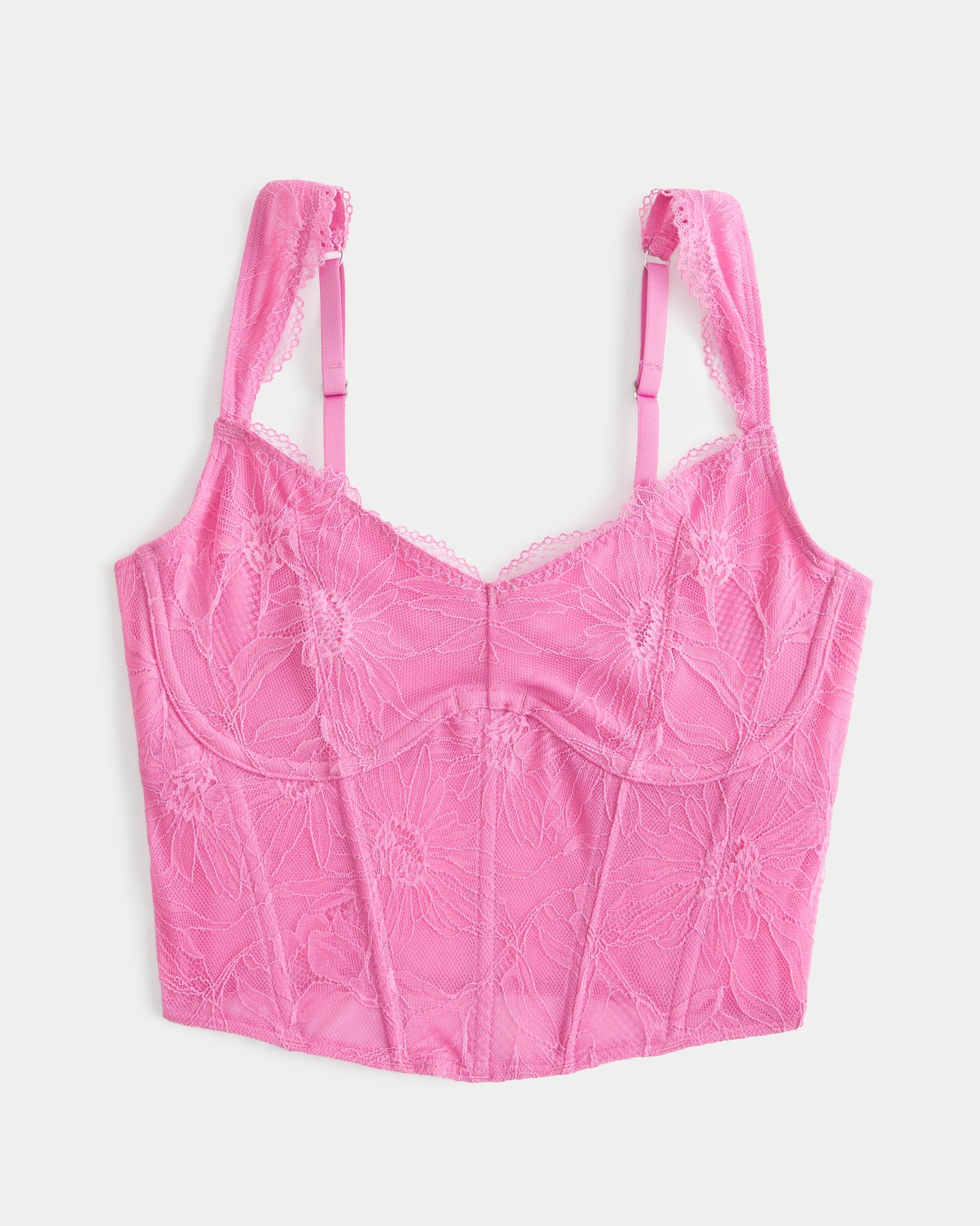 Hollister Gilly Hicks Lace Bustier in Pink Lyst UK