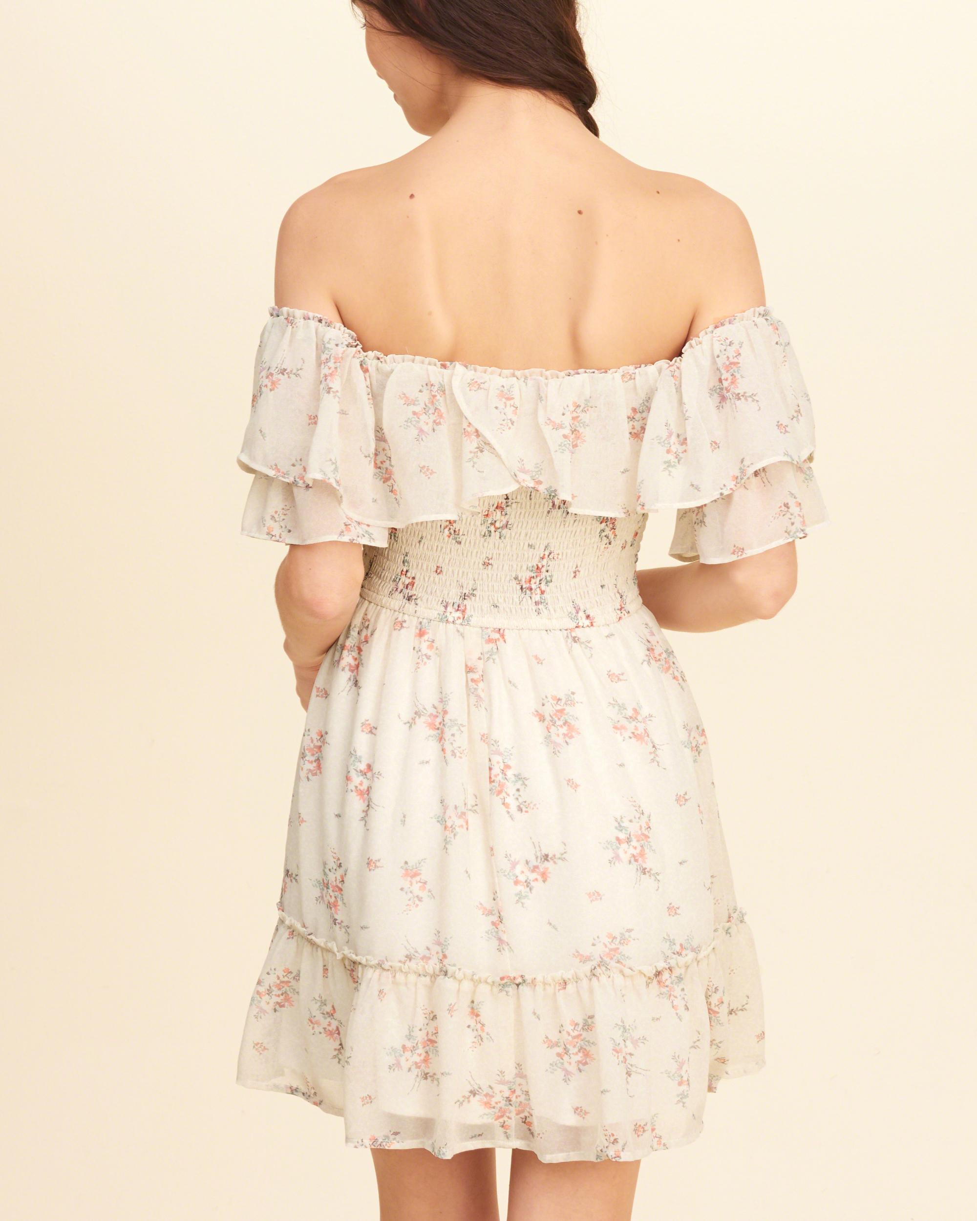 hollister off the shoulder dress