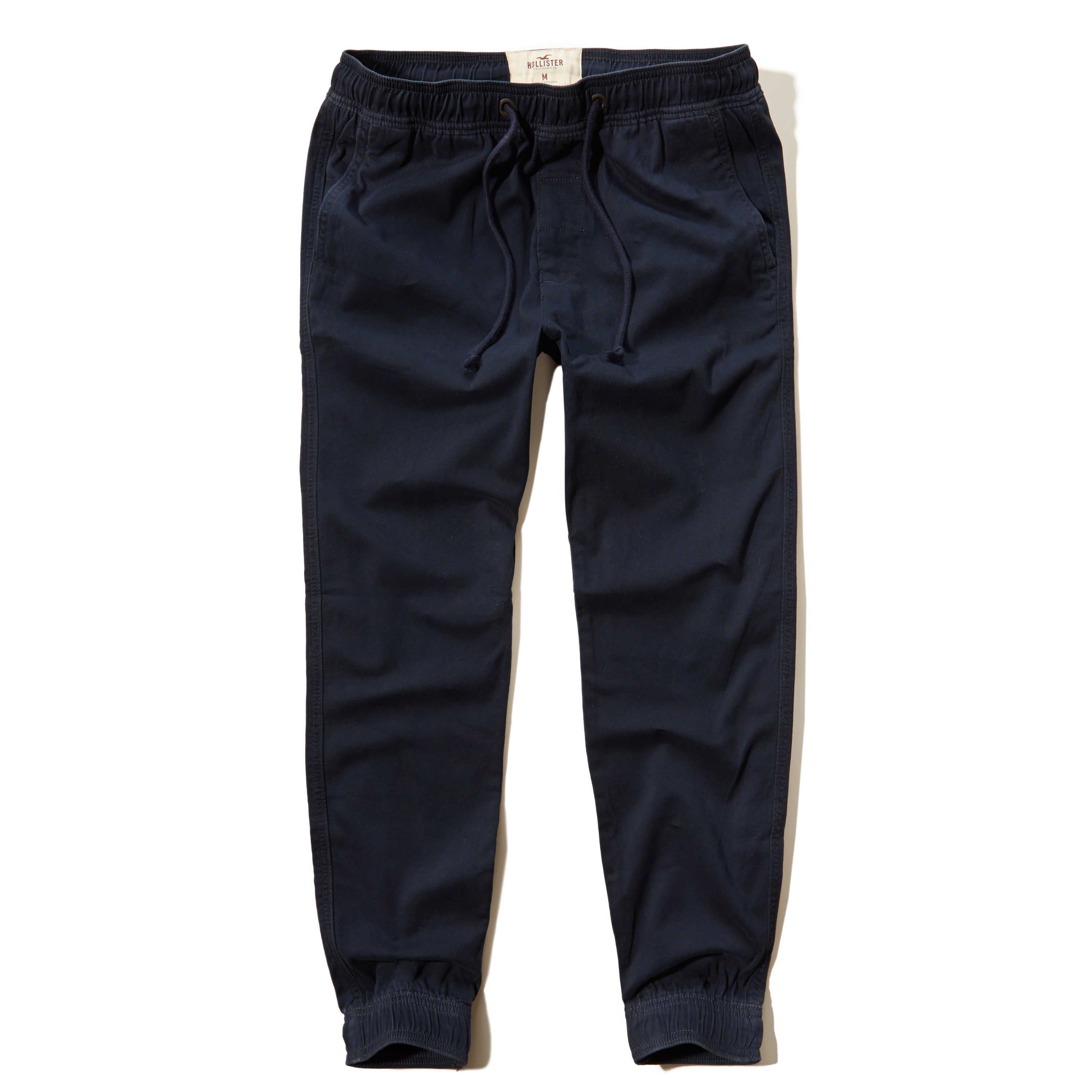 Lyst - Hollister Pull-on Twill Jogger Pants in Blue for Men