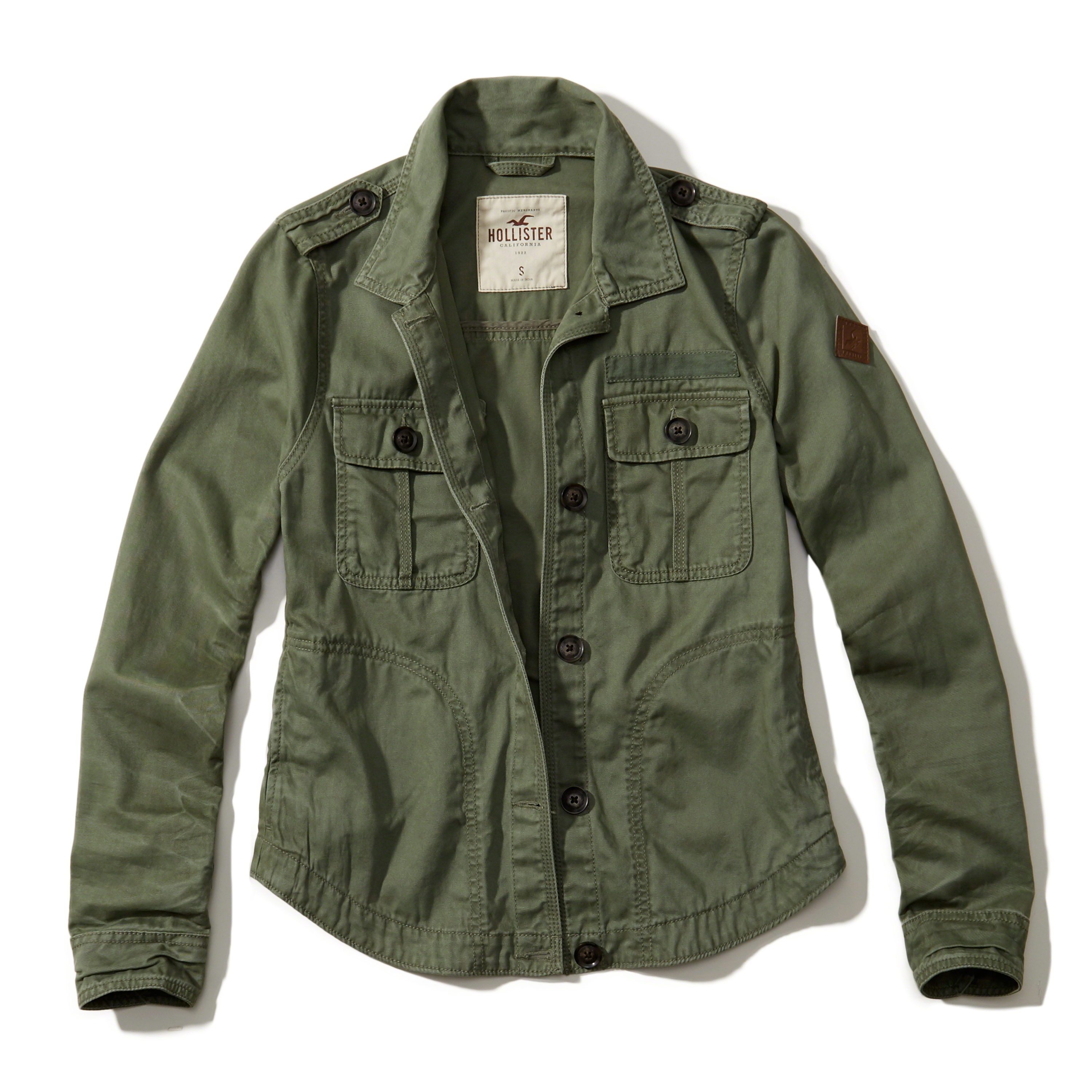 hollister army jacket