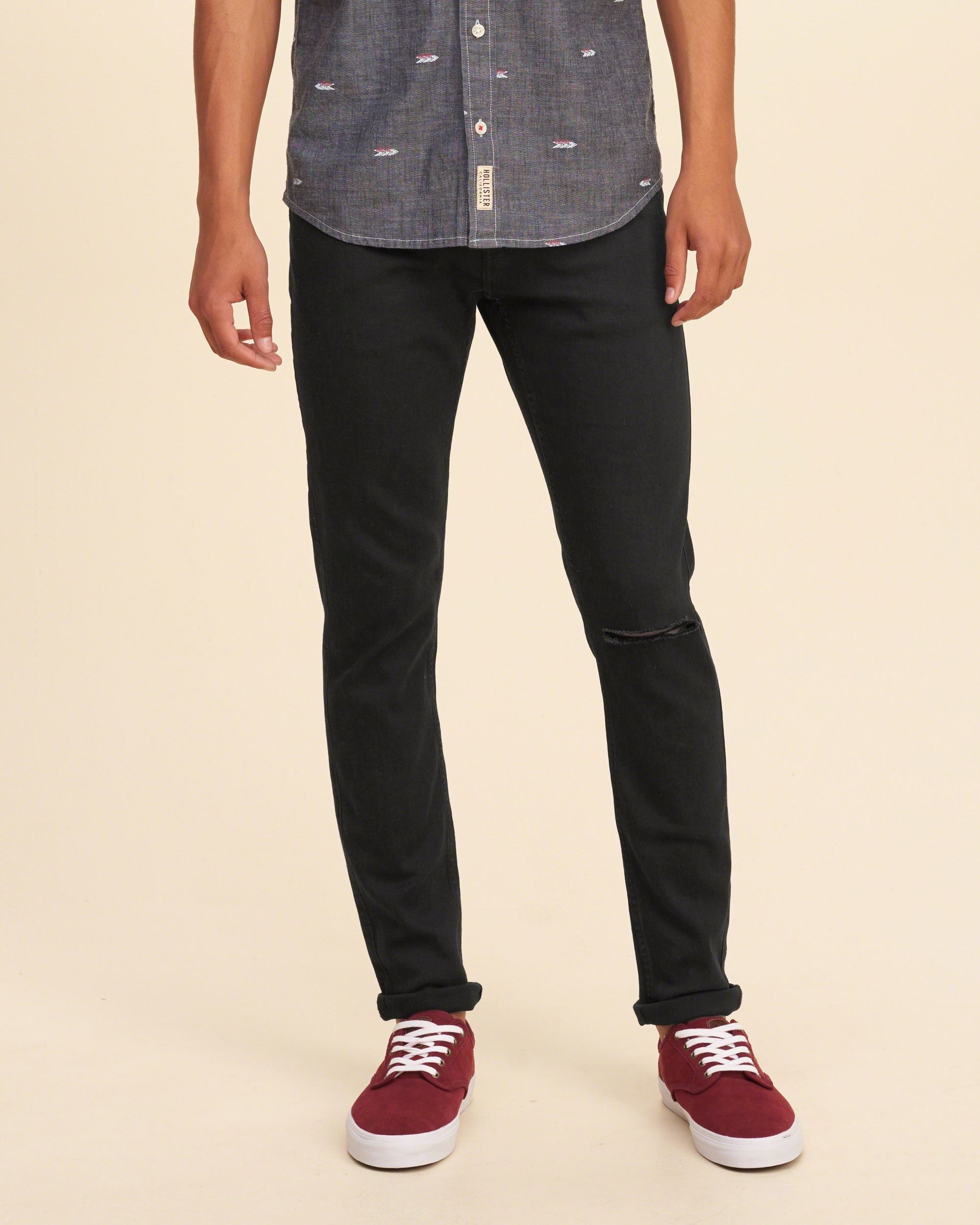 hollister black high waisted jeans