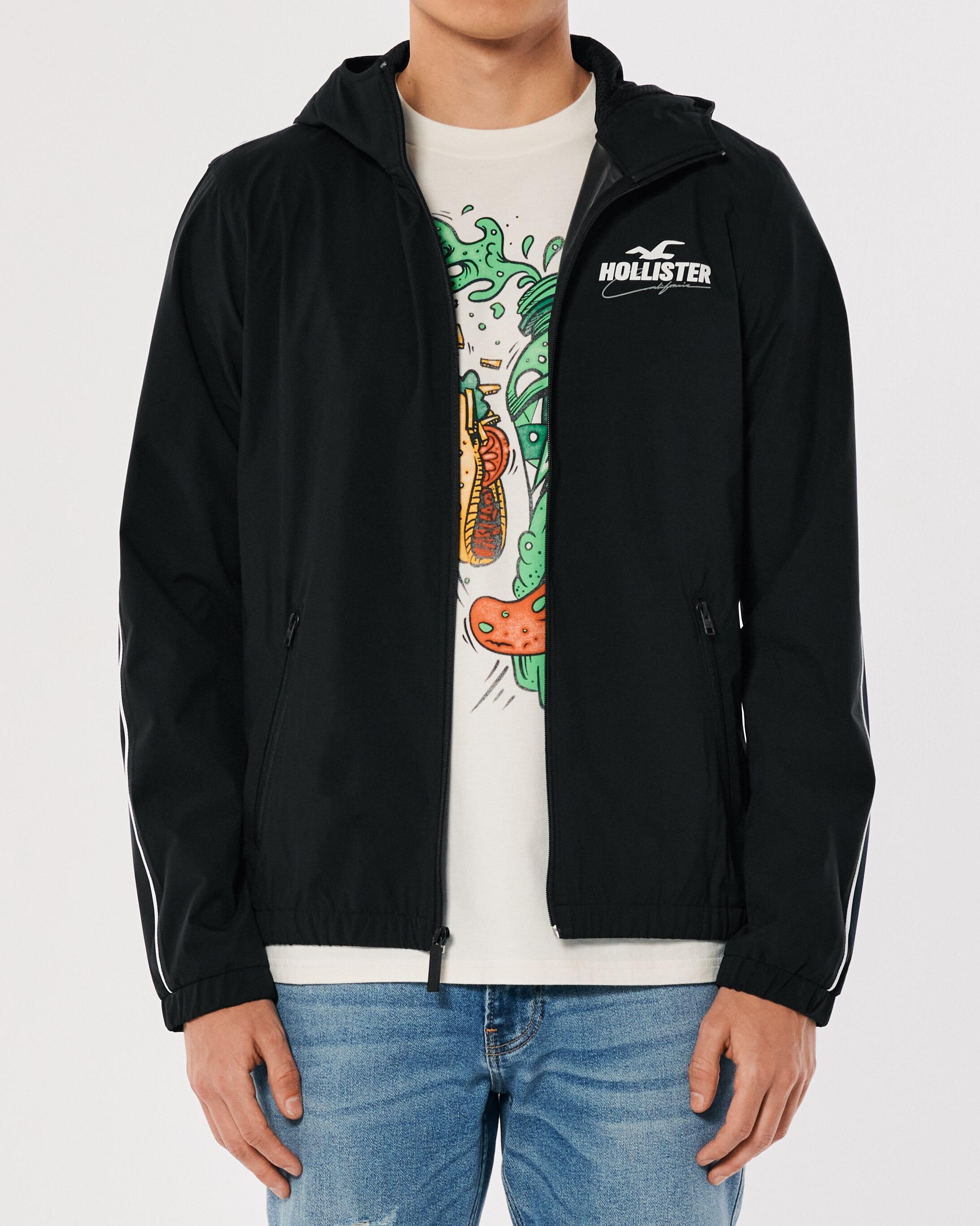Hollister windbreaker jacket sale