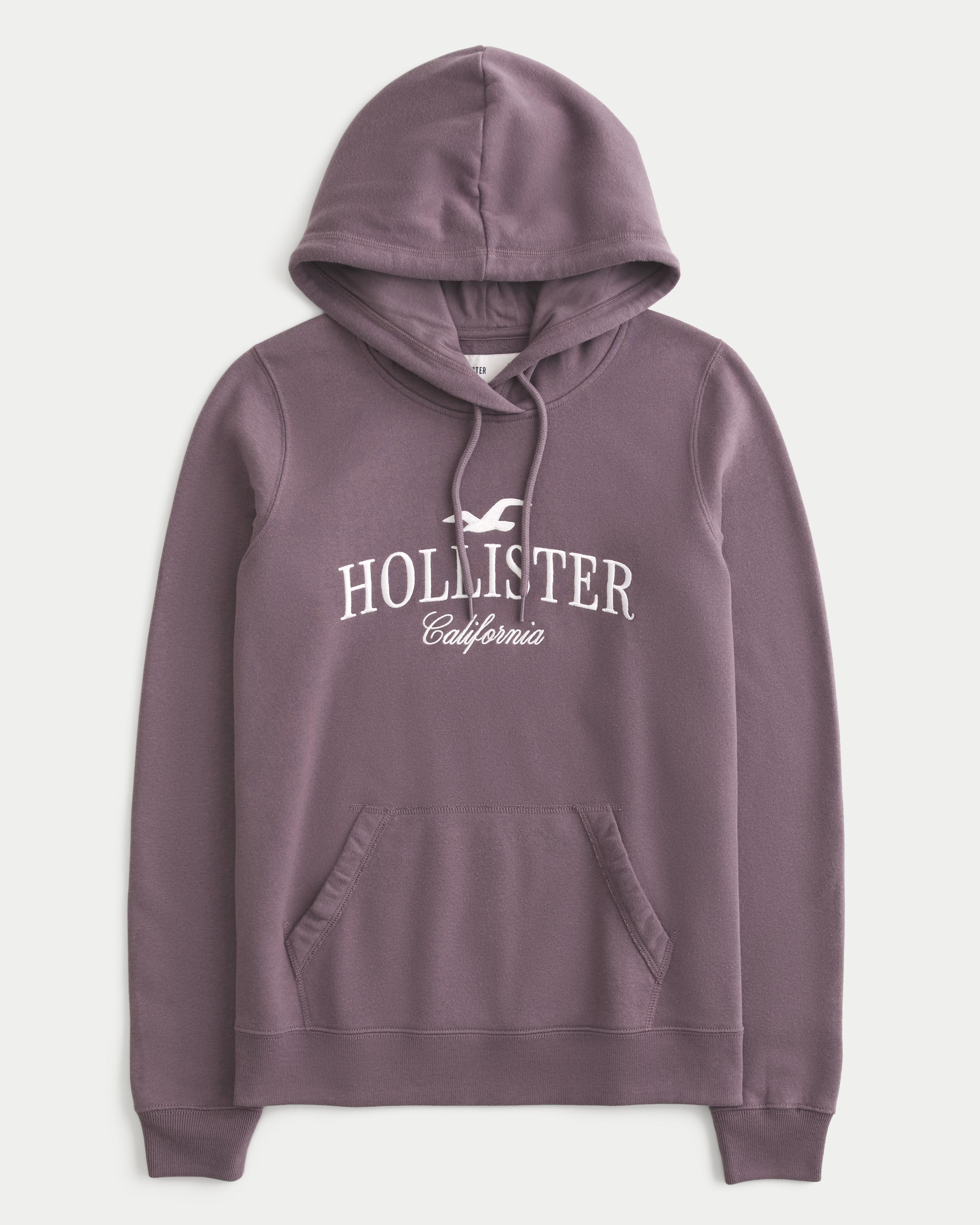 Hollister burgundy hoodie hotsell