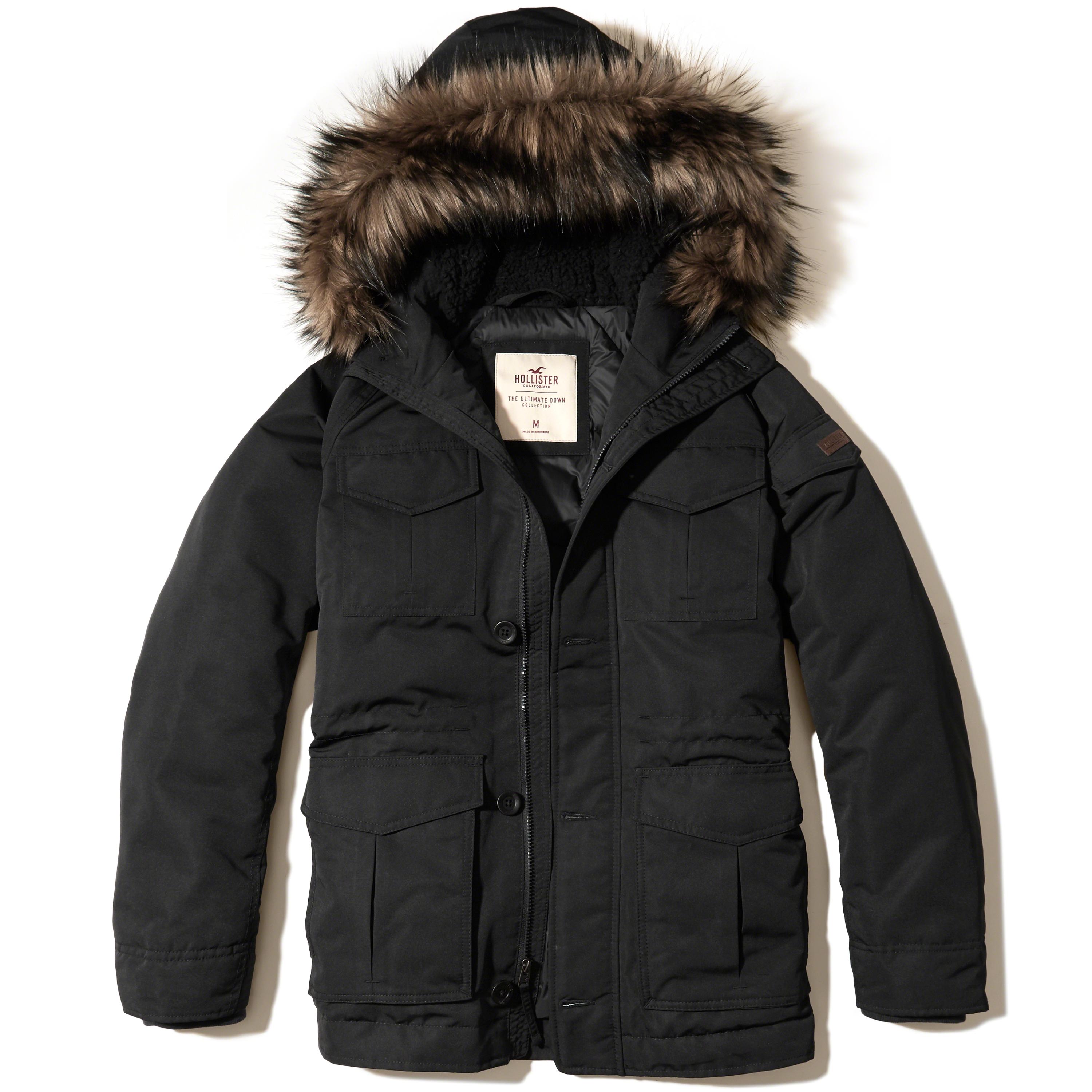 hollister down jackets