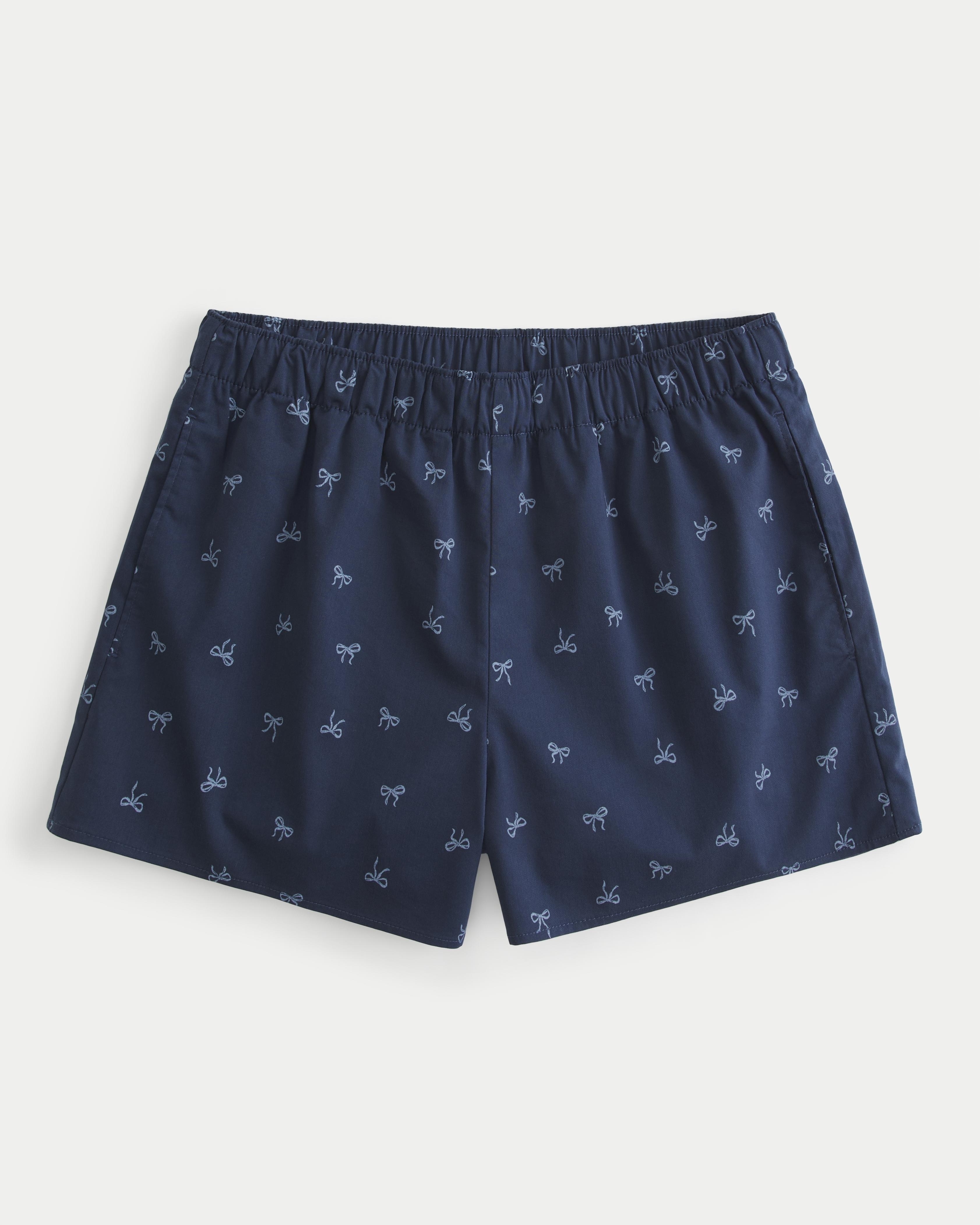 Hollister Poplin Boxer Shorts in Blue Lyst UK