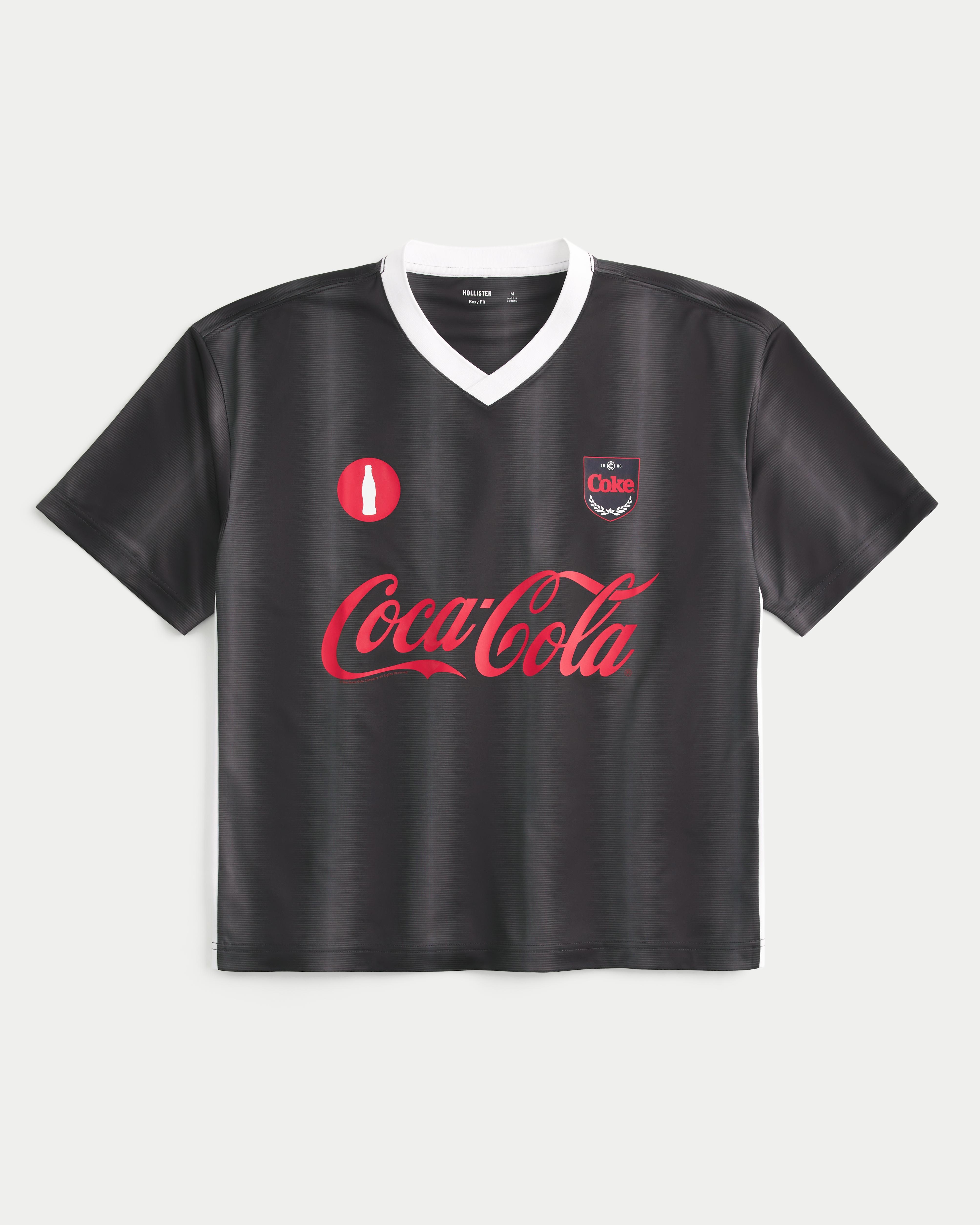 Hollister Boxy Coca-cola Graphic Jersey in Black for Men Lyst UK