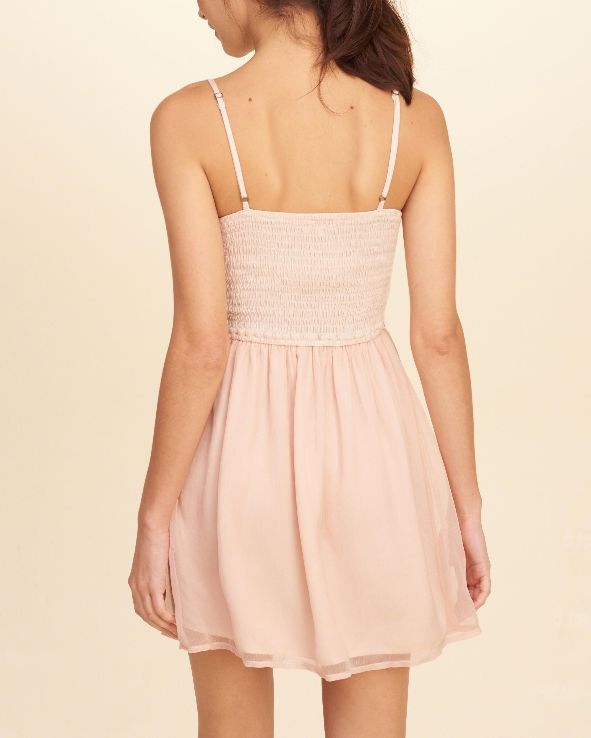 hollister pink dress